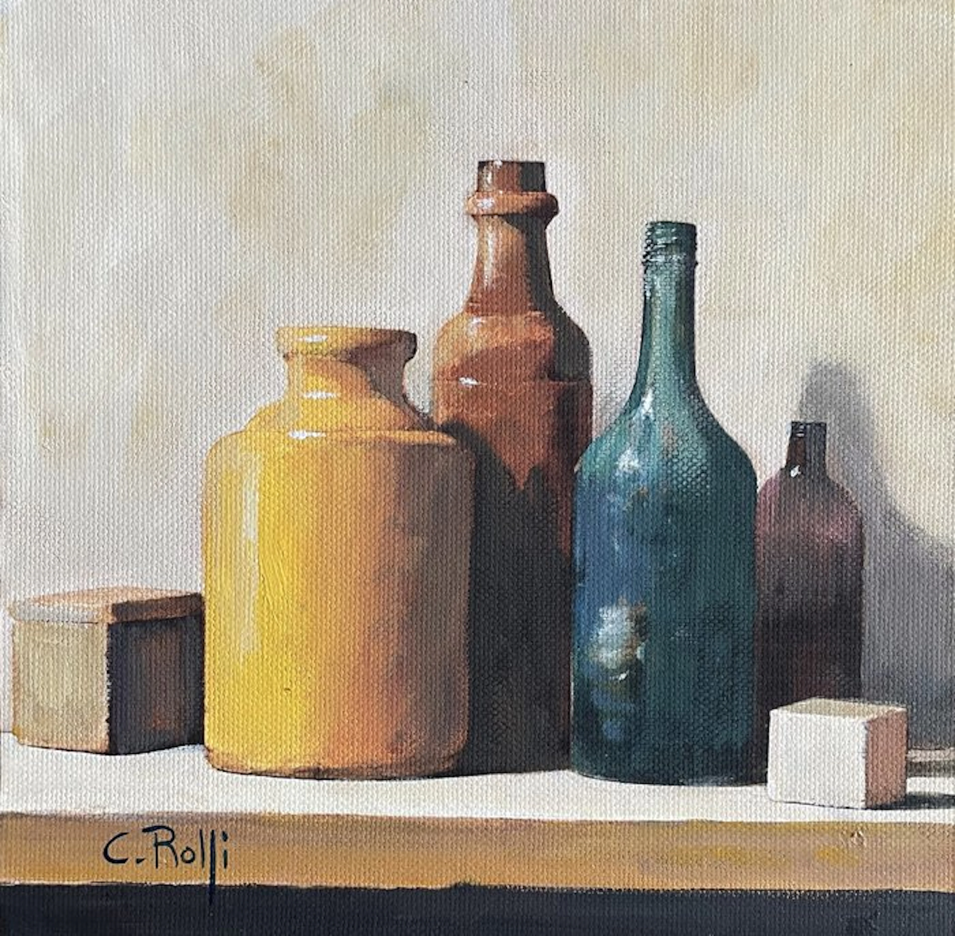Claudio Rolfi (1960) - Composizione con vaso