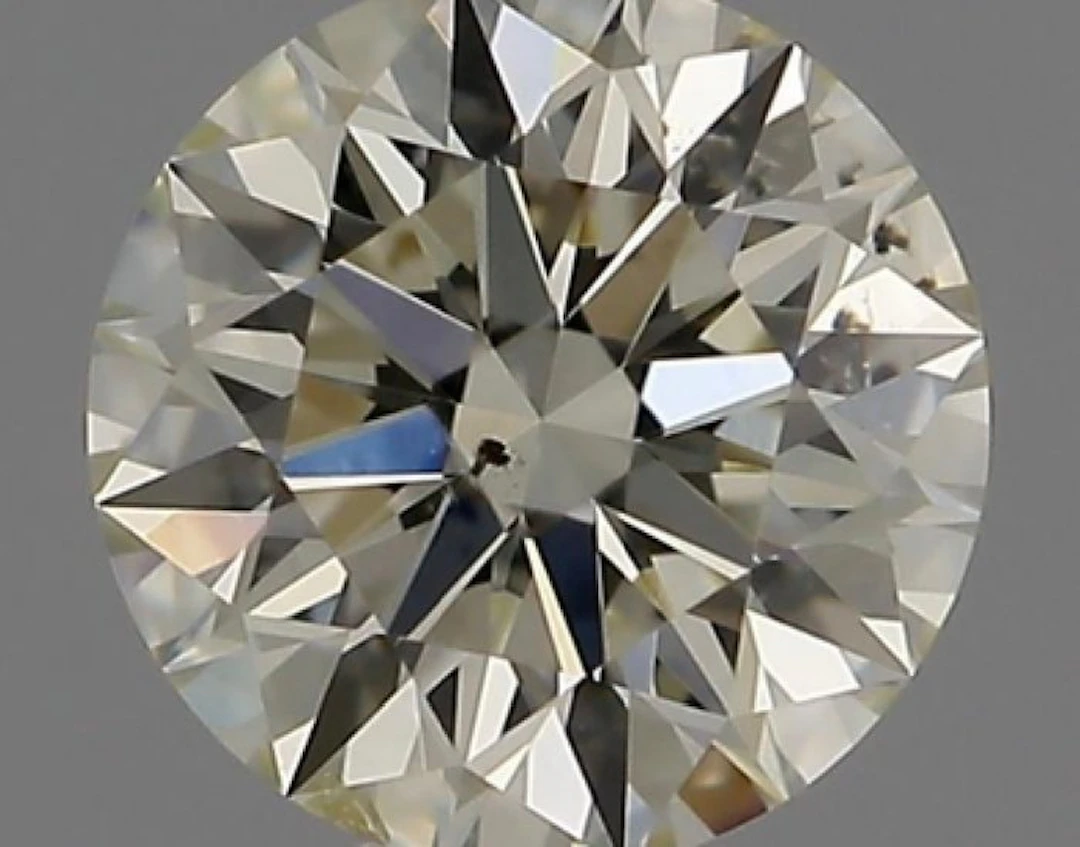 1 pcs Diamond (Natural) - 0.33 ct - Round - K - SI1...