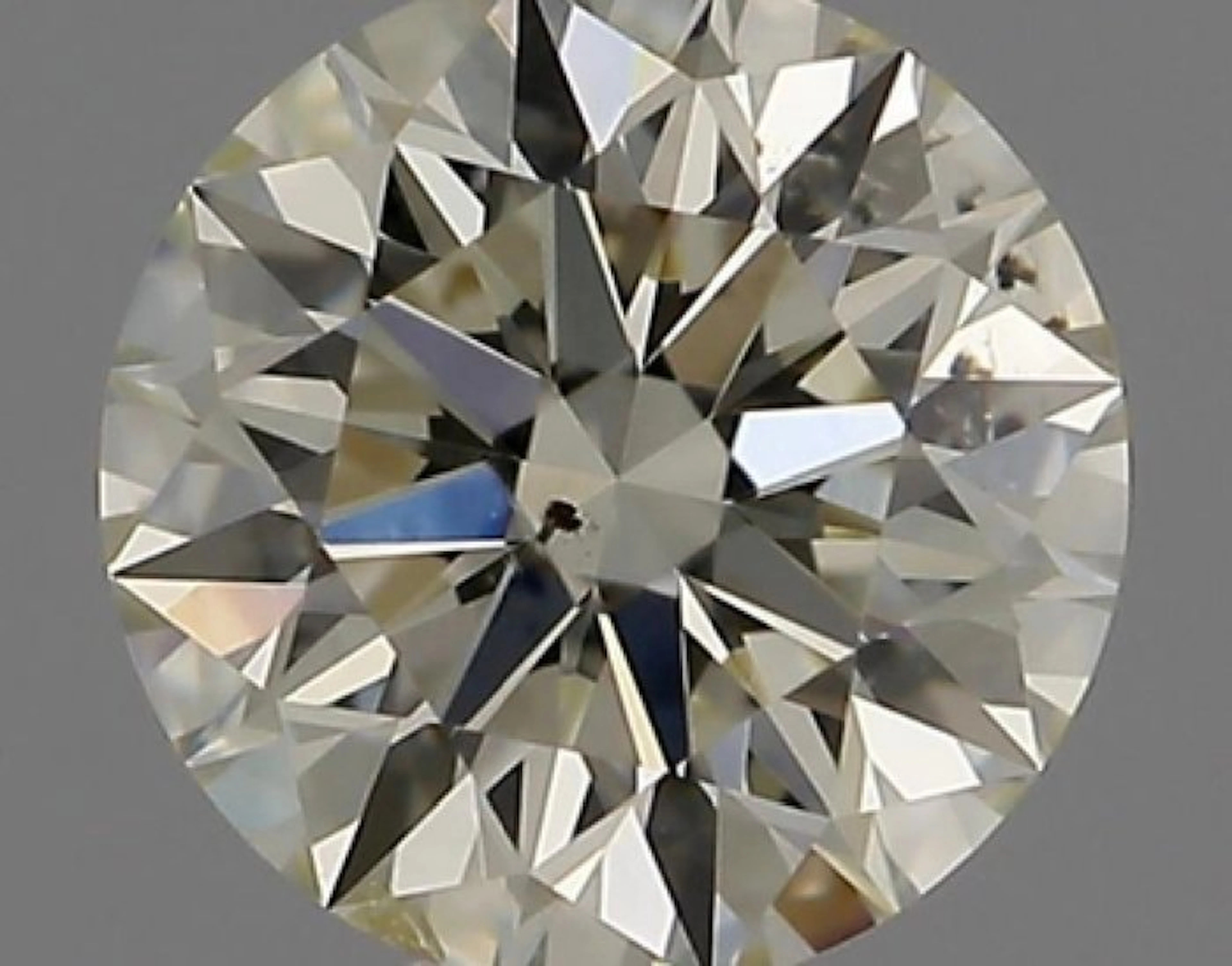 1 pcs Diamond (Natural) - 0.33 ct - Round - K - SI1...