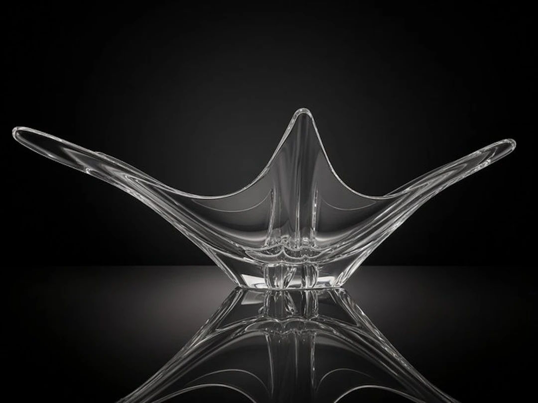Daum - Centrepiece - Crystal - Monumental centre 47 cm