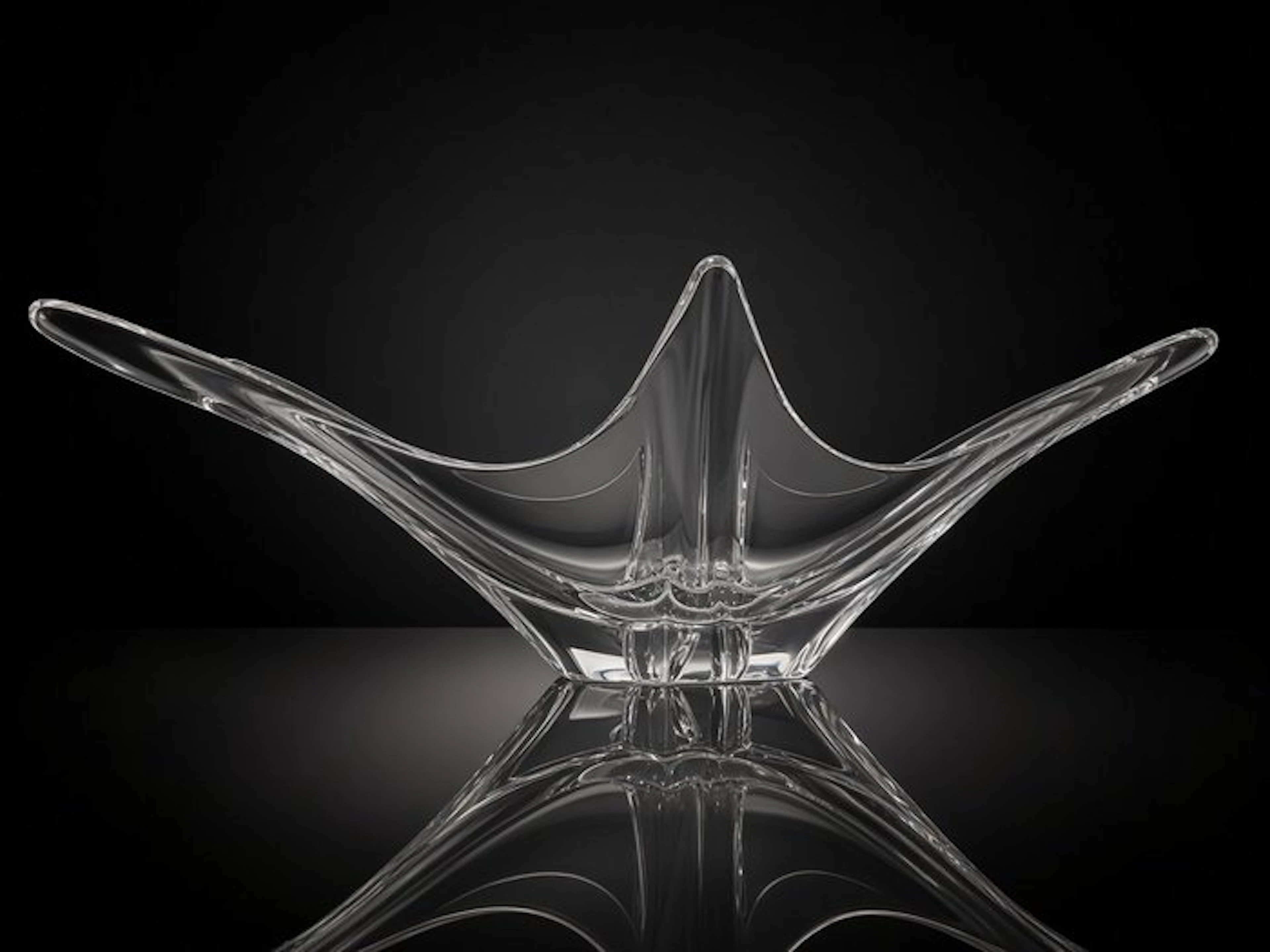 Daum - Centrepiece - Crystal - Monumental centre 47 cm