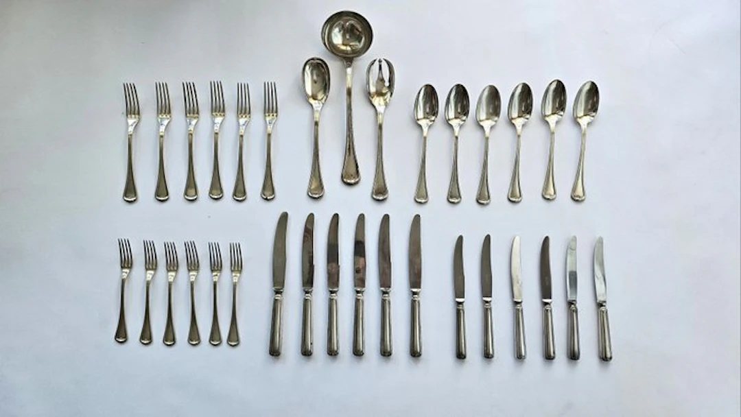 Sambonet - Cutlery set for 6 (33) - Silverplated