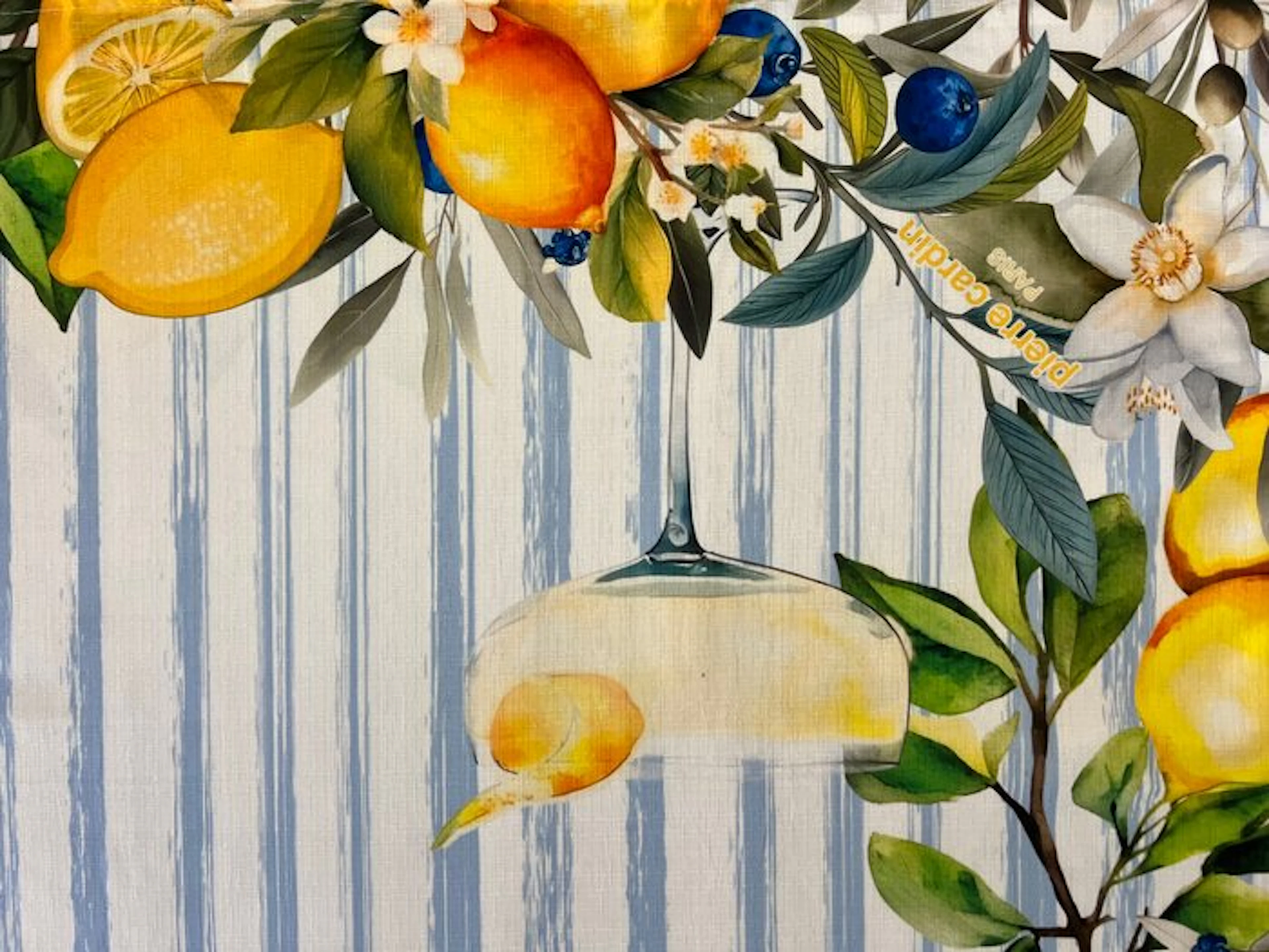 Pierre Cardin Tablecloth – Mediterranean Citrus...