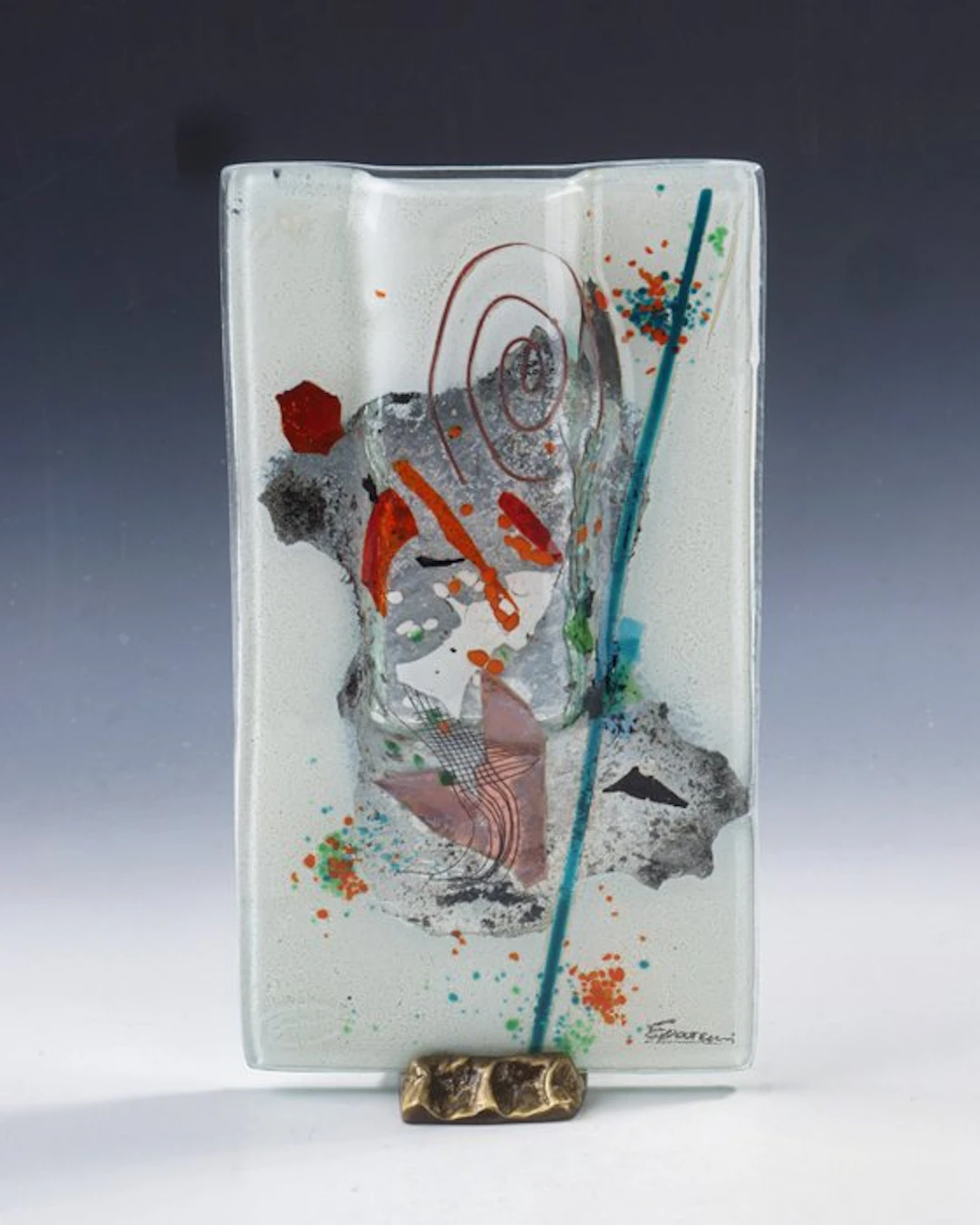 Eratini - Efrosini - Vase - Fusing glass
