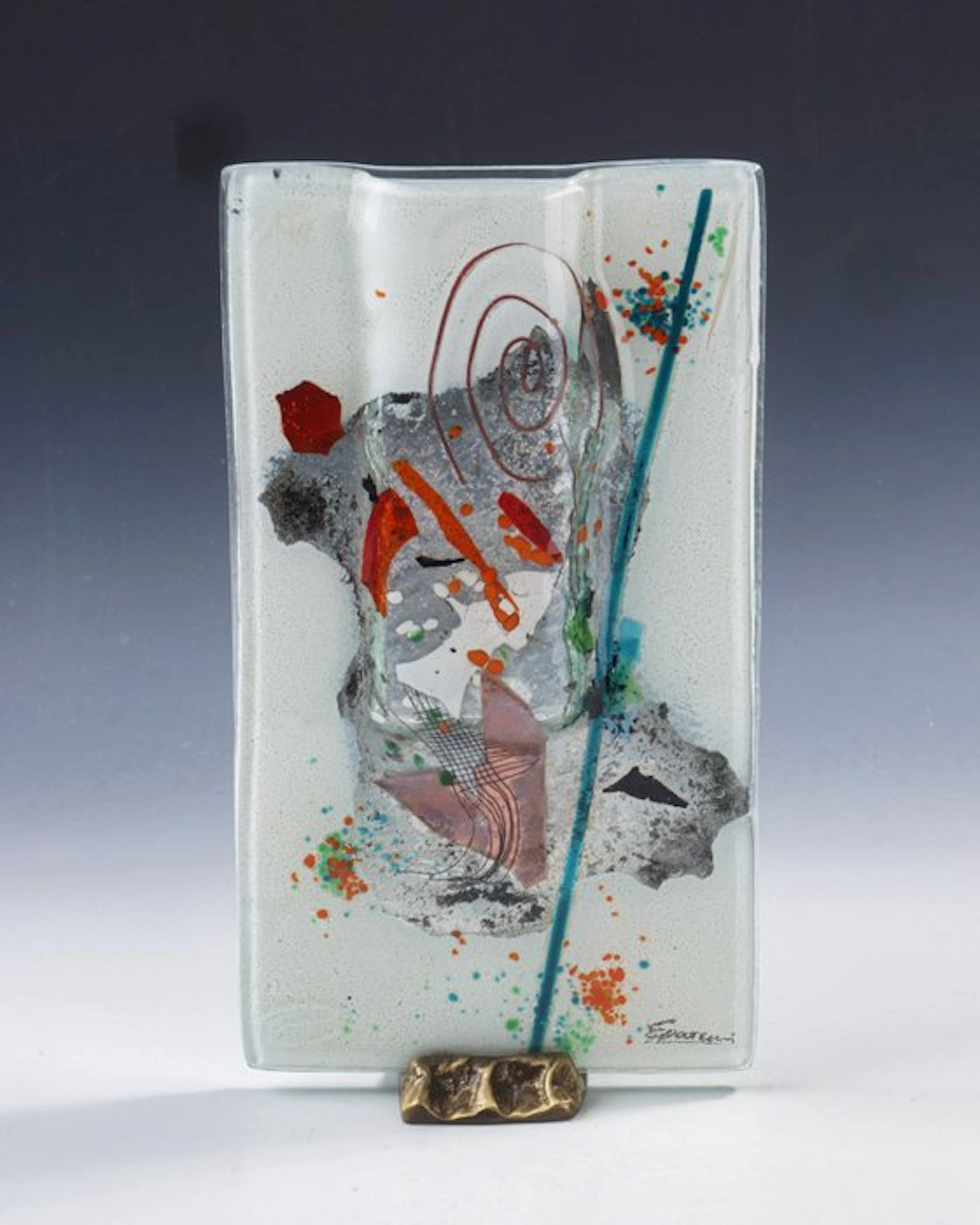 Eratini - Efrosini - Vase - Fusing glass