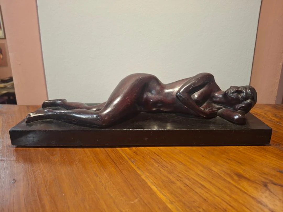 Sculpture, Nudo di donna - 8 cm - Plaster