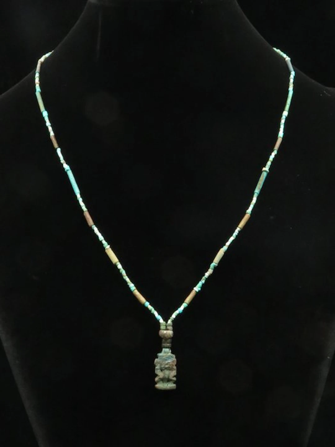 Ancient Egyptian Necklace made of Turquoise and Faience...