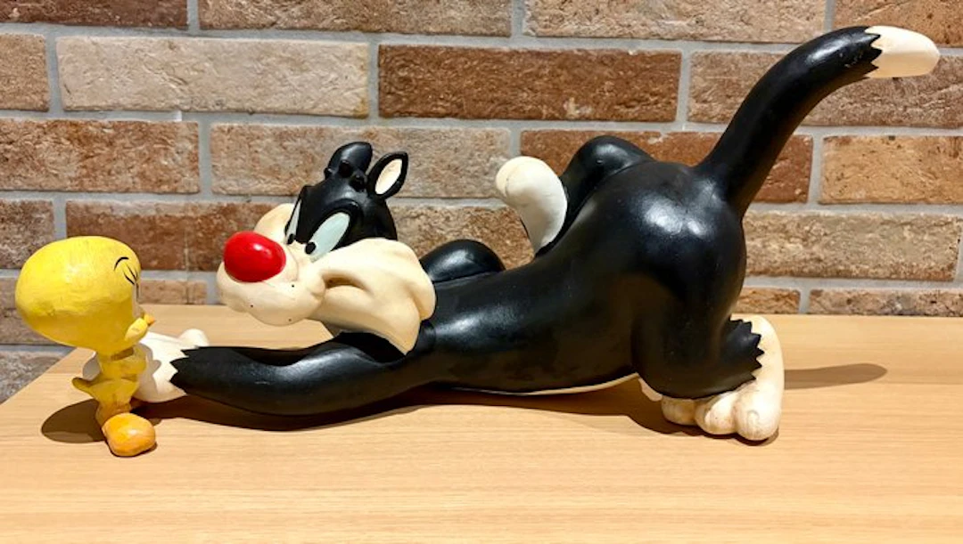 Warner Bros - Figurine - Silvestro e Titti - Resin