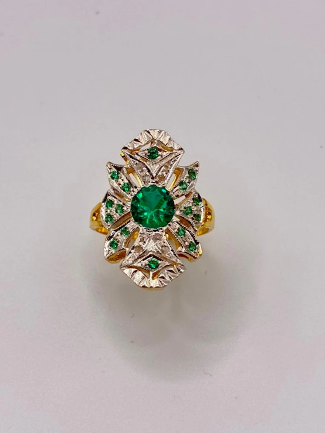 No reserve price - Cocktail ring - 9 kt