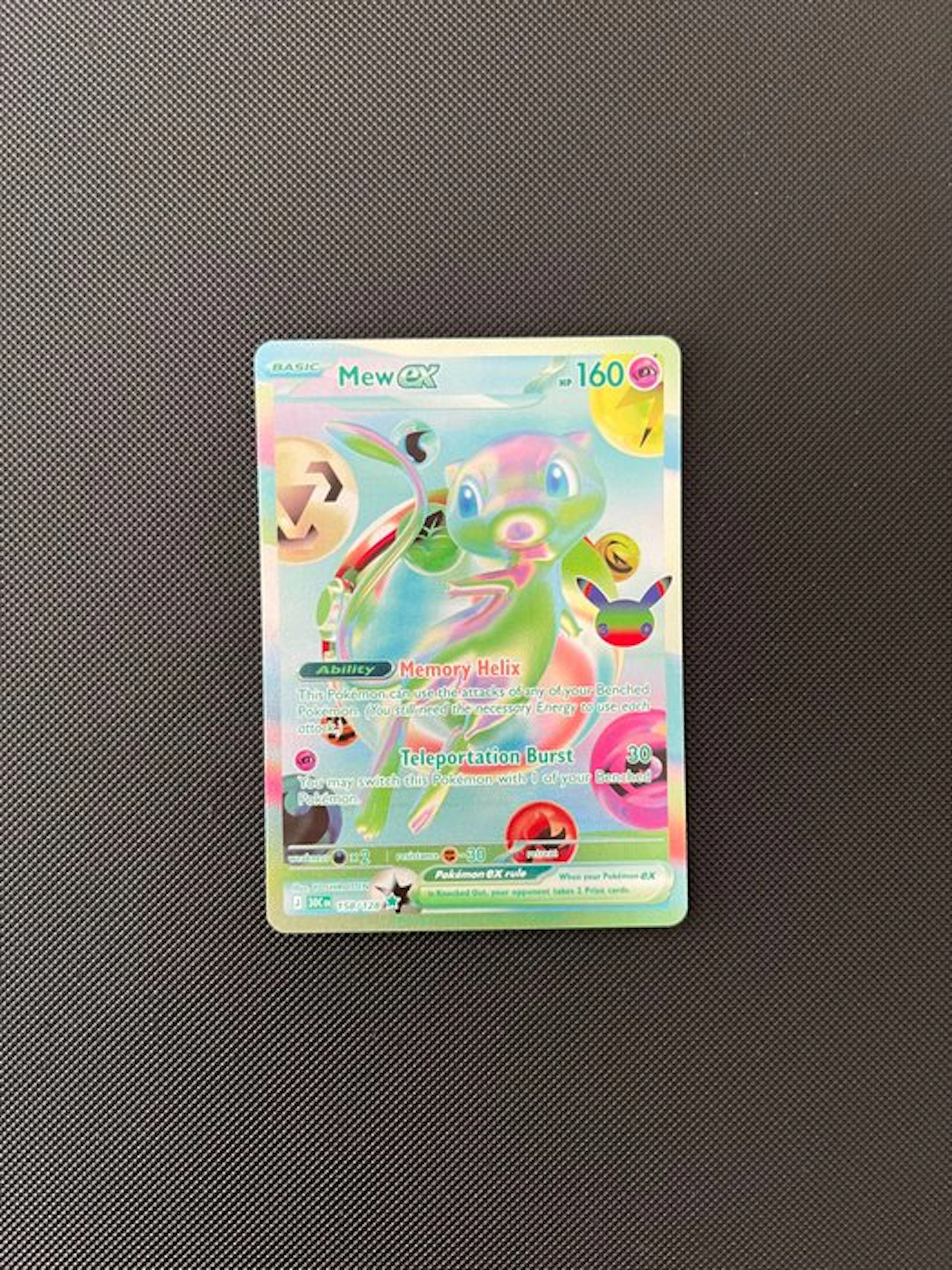 Pokémon - 1 Card - Mew 158/128 Full art, Foil, Promo card - Mega Evolution