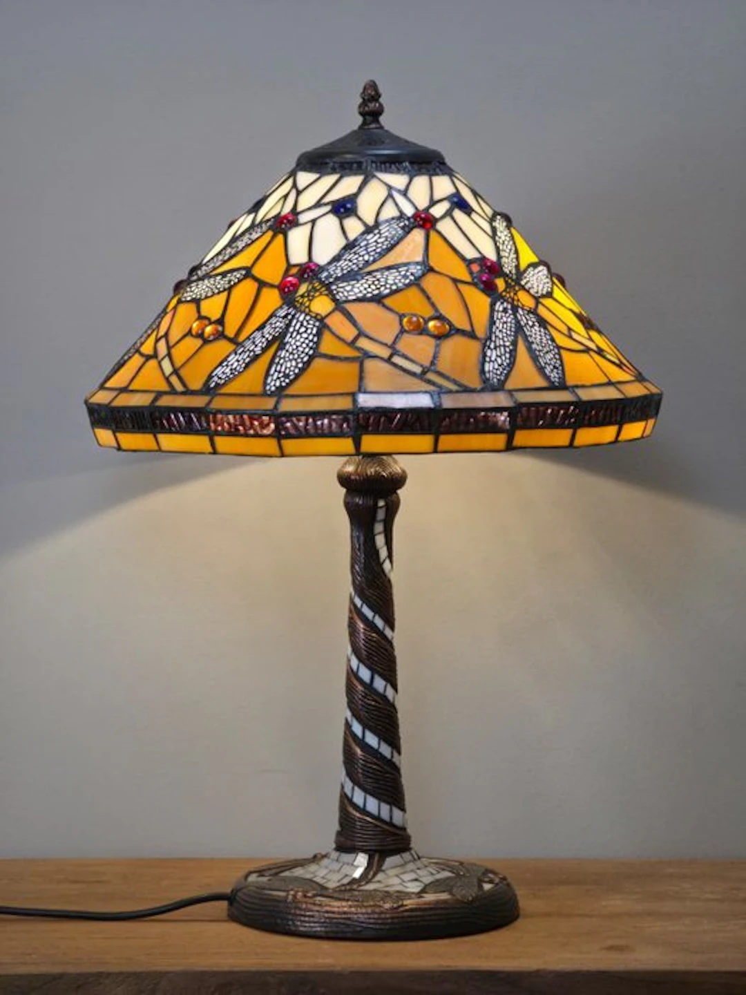 Table lamp - Stained glass - Tiffany style table lamp