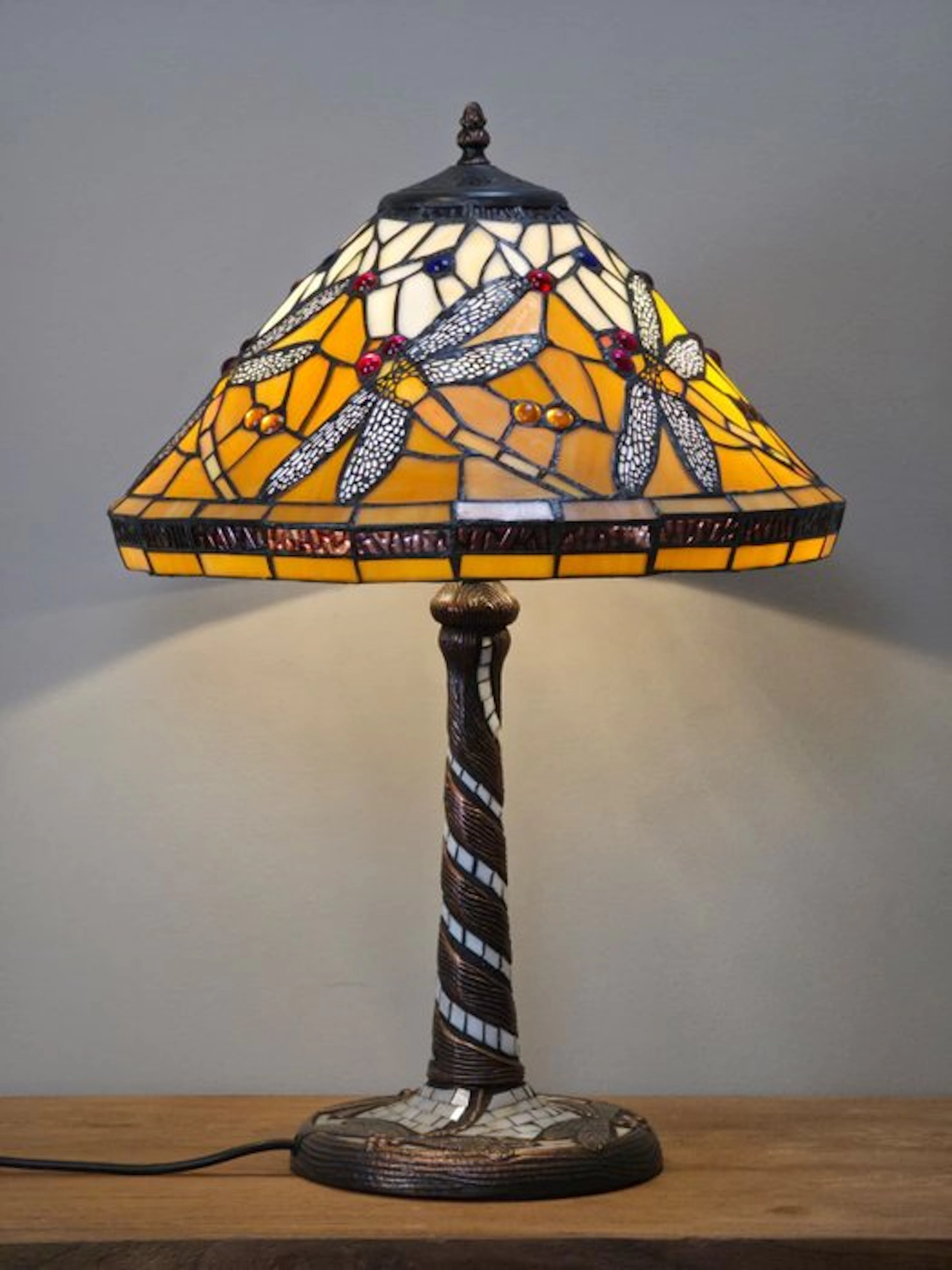 Table lamp - Stained glass - Tiffany style table lamp