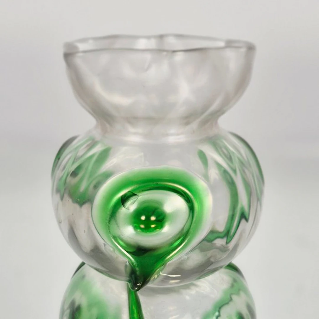 Wilhelm Kralik Söhne - Vase - Tadpole, 1900s - mouth-blown glass