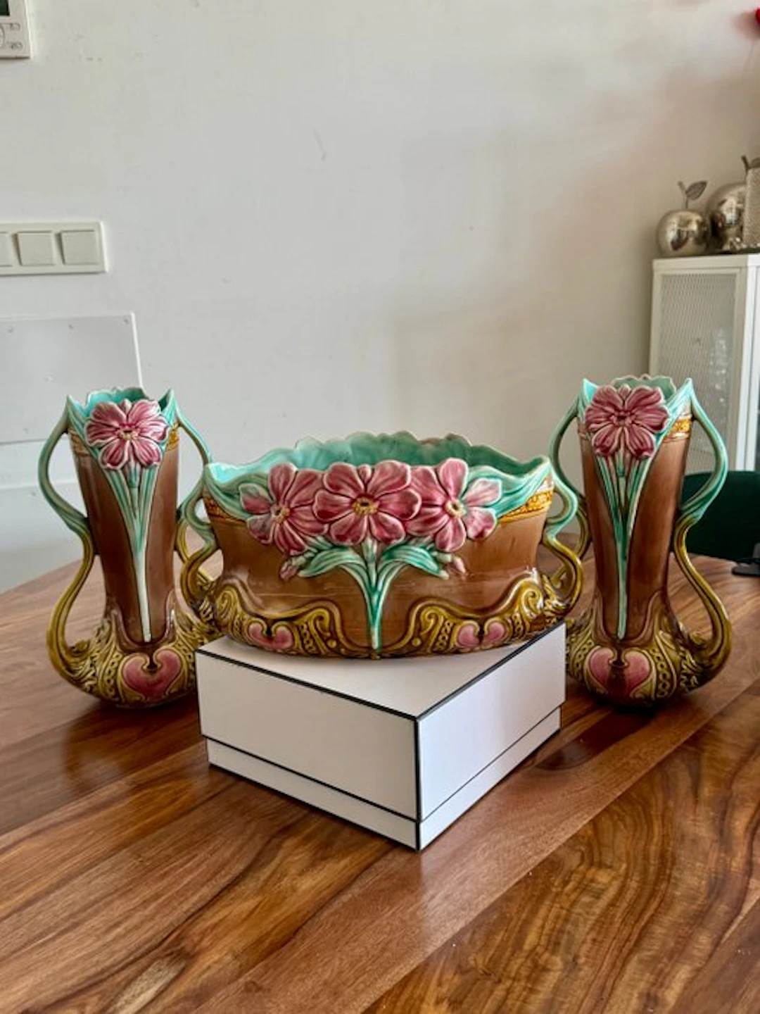 Onnaing - Frie d Onnaing - Vase (3) - 772 - Ceramic - Majolica tile set