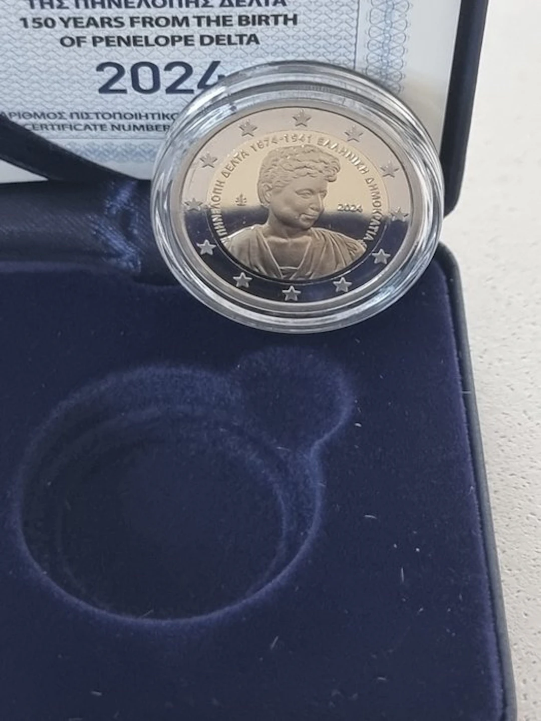 Greece. 2 Euro 2024 "Penelope Delta" Proof (No reserve price)