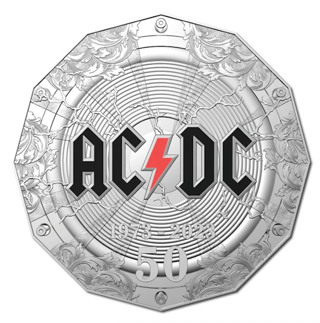 Australia. 50 Cent 2023 RAM AC/DC 50. Jubiläum - 1/2 oz (No reserve price)