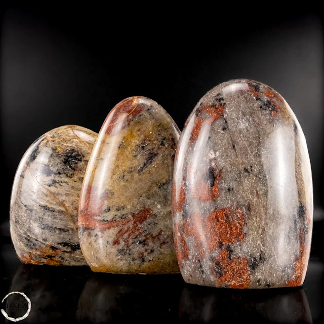Aventurine Trio – Natural elegance in unique color worlds Brazil