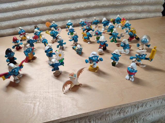 Peyo - Toy figurine Vintage Smurfs Collection - 1970-1980 - West Germany