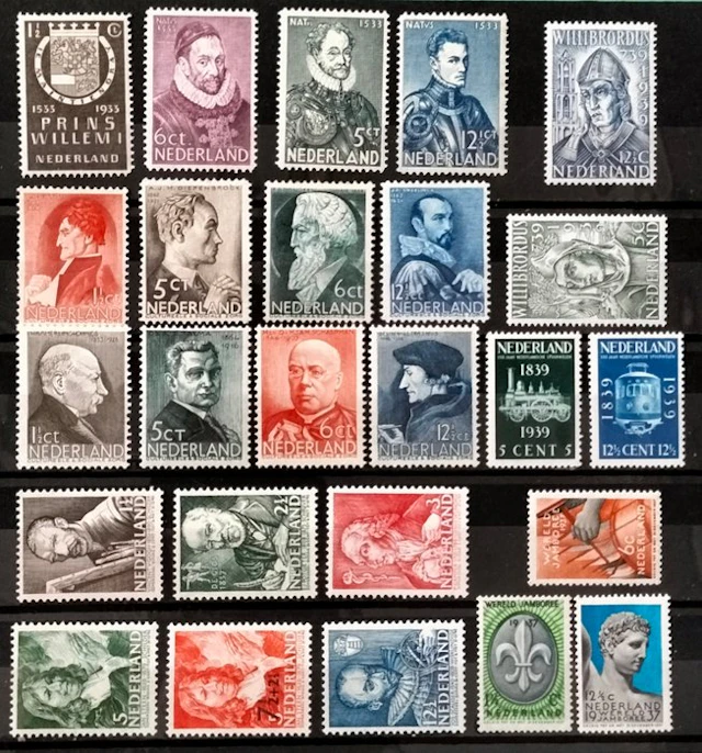 Netherlands 1933/1939 - Mint-condition 1930s collection