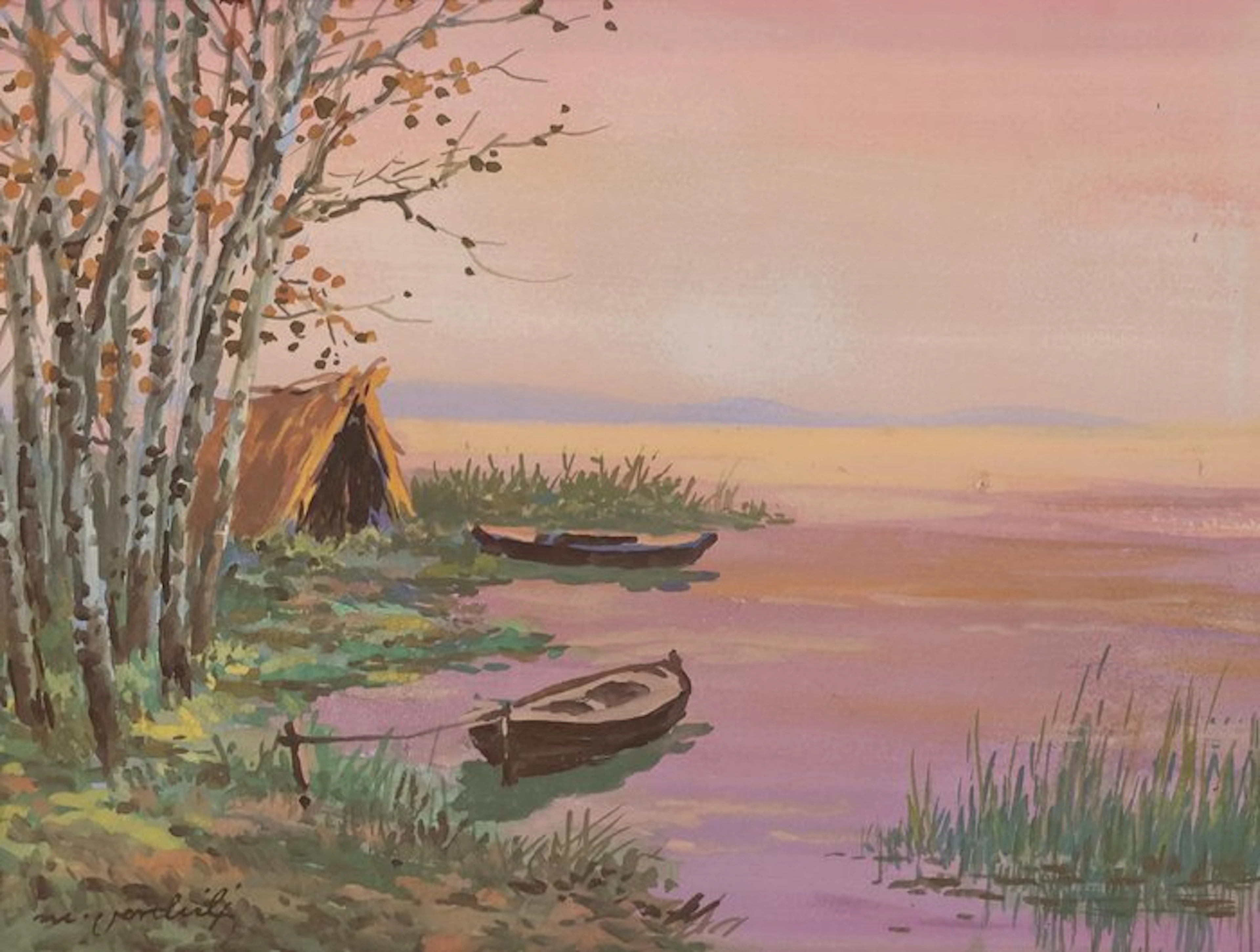 Miguel Martínez Verchili (1898-1989) - Albufera valenciana