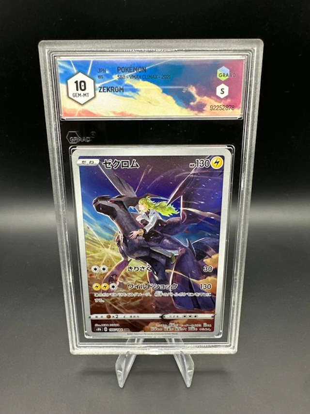 Pokémon - 1 Graded card - Zekrom Full art, Foil - Graad 10 - Sword & Shield