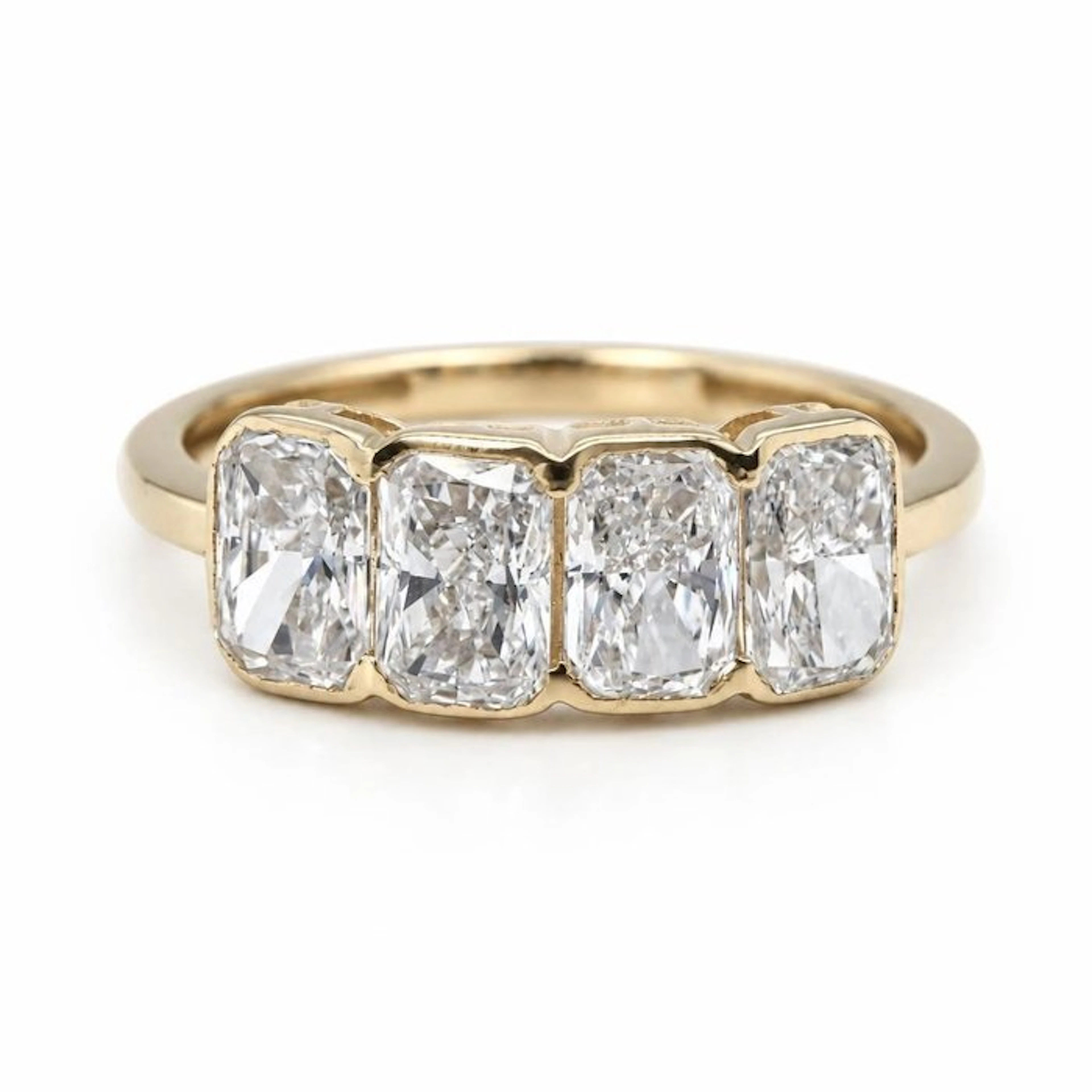 No reserve price - Ring - 14 kt. Yellow gold - 2.29ct. tw. Diamond (Lab-grown)
