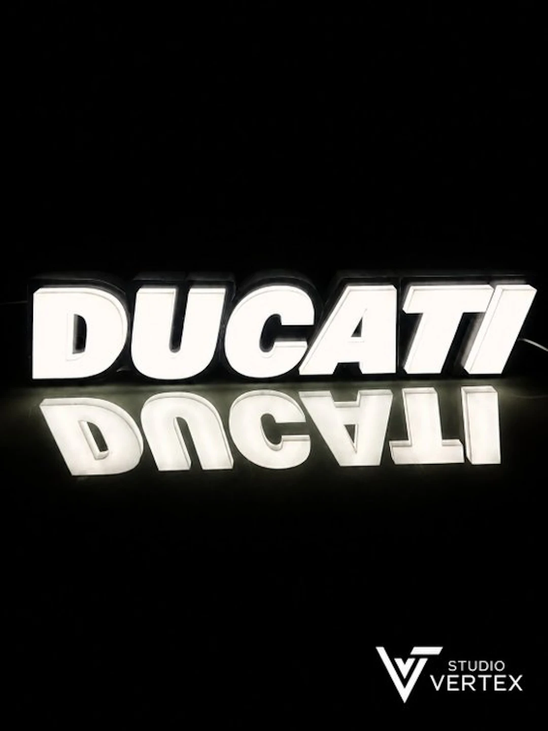 Ducati - Playback - Artigianale - Lighted sign - ABS
