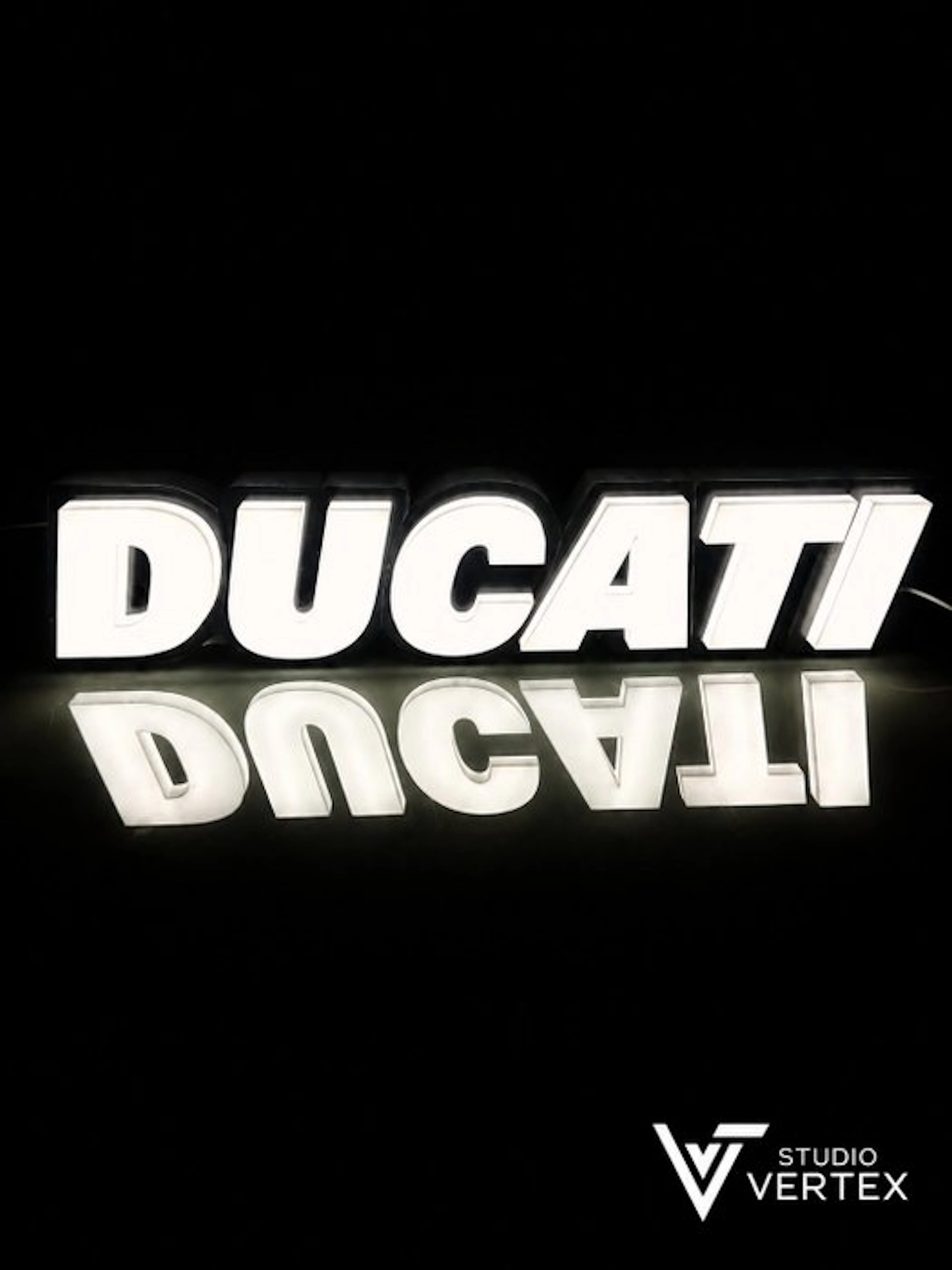 Ducati - Playback - Artigianale - Lighted sign - ABS