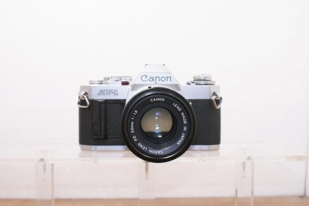 Canon AV-1 + FD 1.8/50mm + Vivitar Automatic Tele...