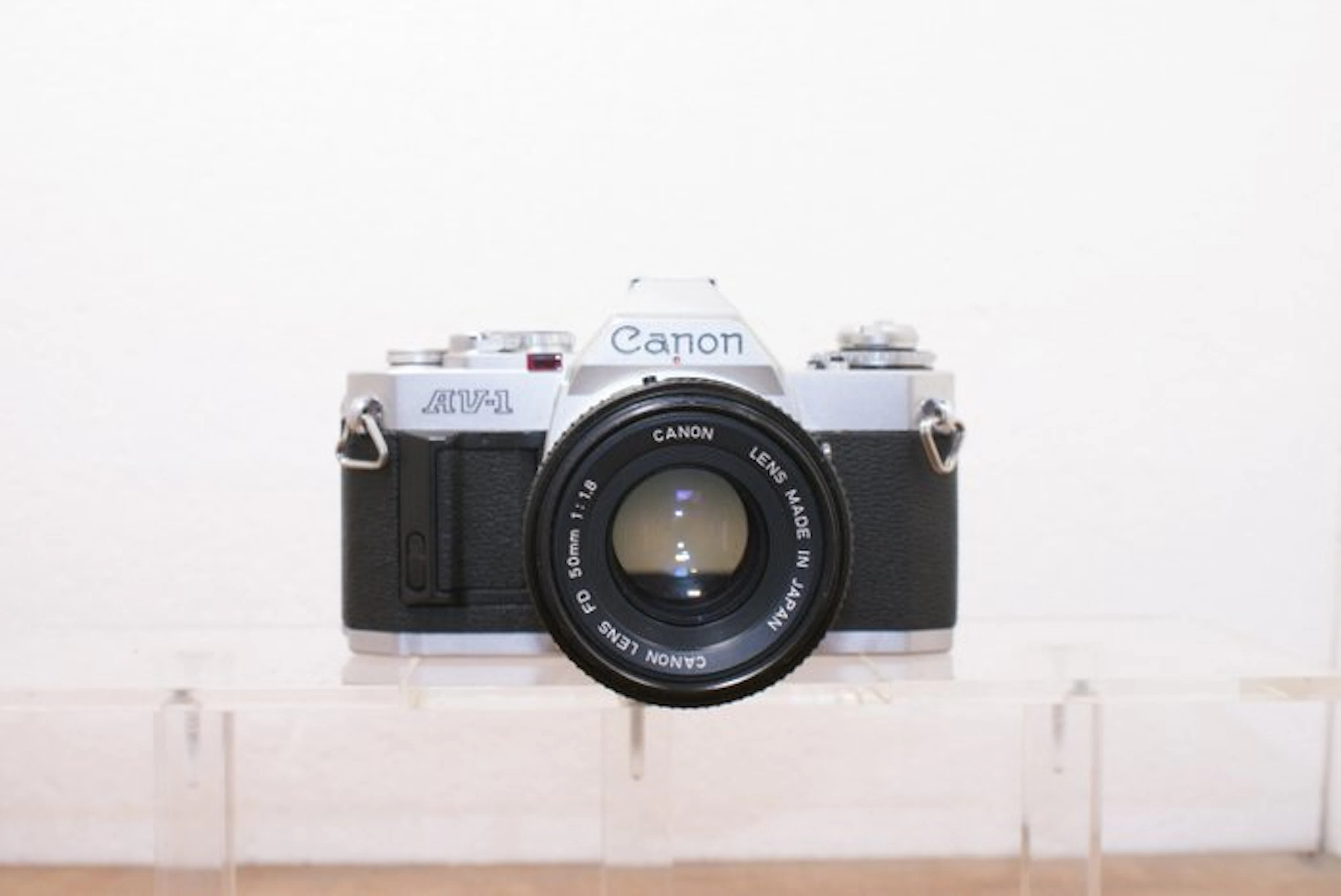 Canon AV-1 + FD 1.8/50mm + Vivitar Automatic Tele...