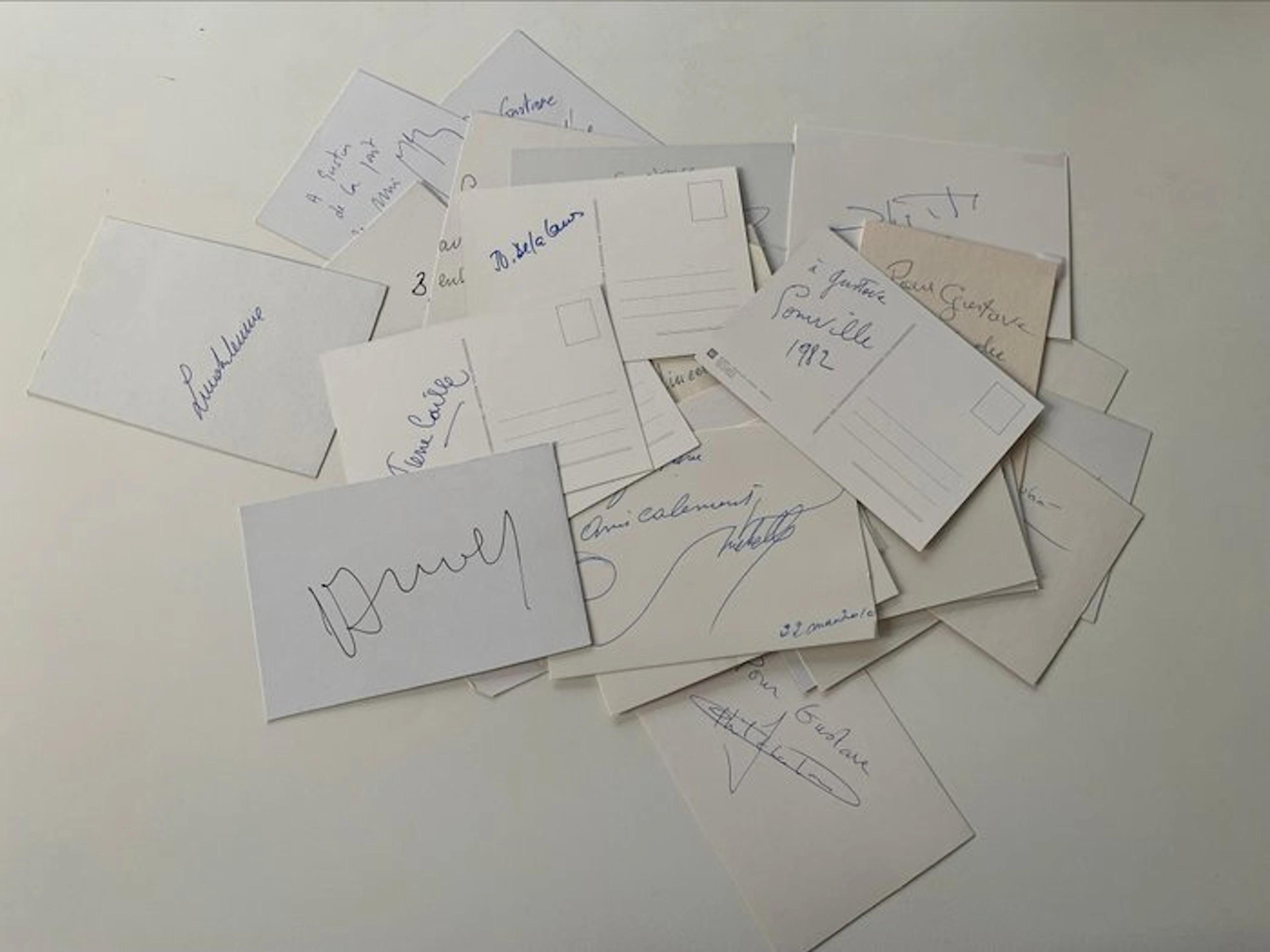Belgium - Document - Selection d’autographes de personnalités belges - 1990