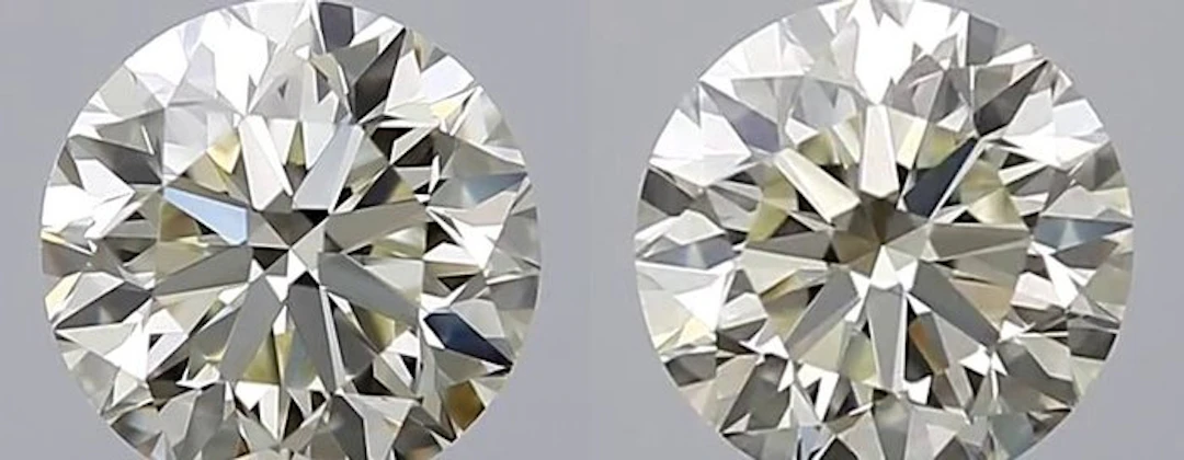 No reserve price - 2 pcs Diamond (Natural) - 1.20 ct...