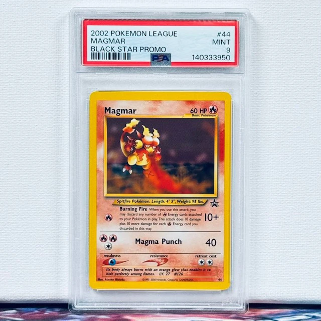 Pokémon Graded card - Magmar #44 2002 Pokemon League...