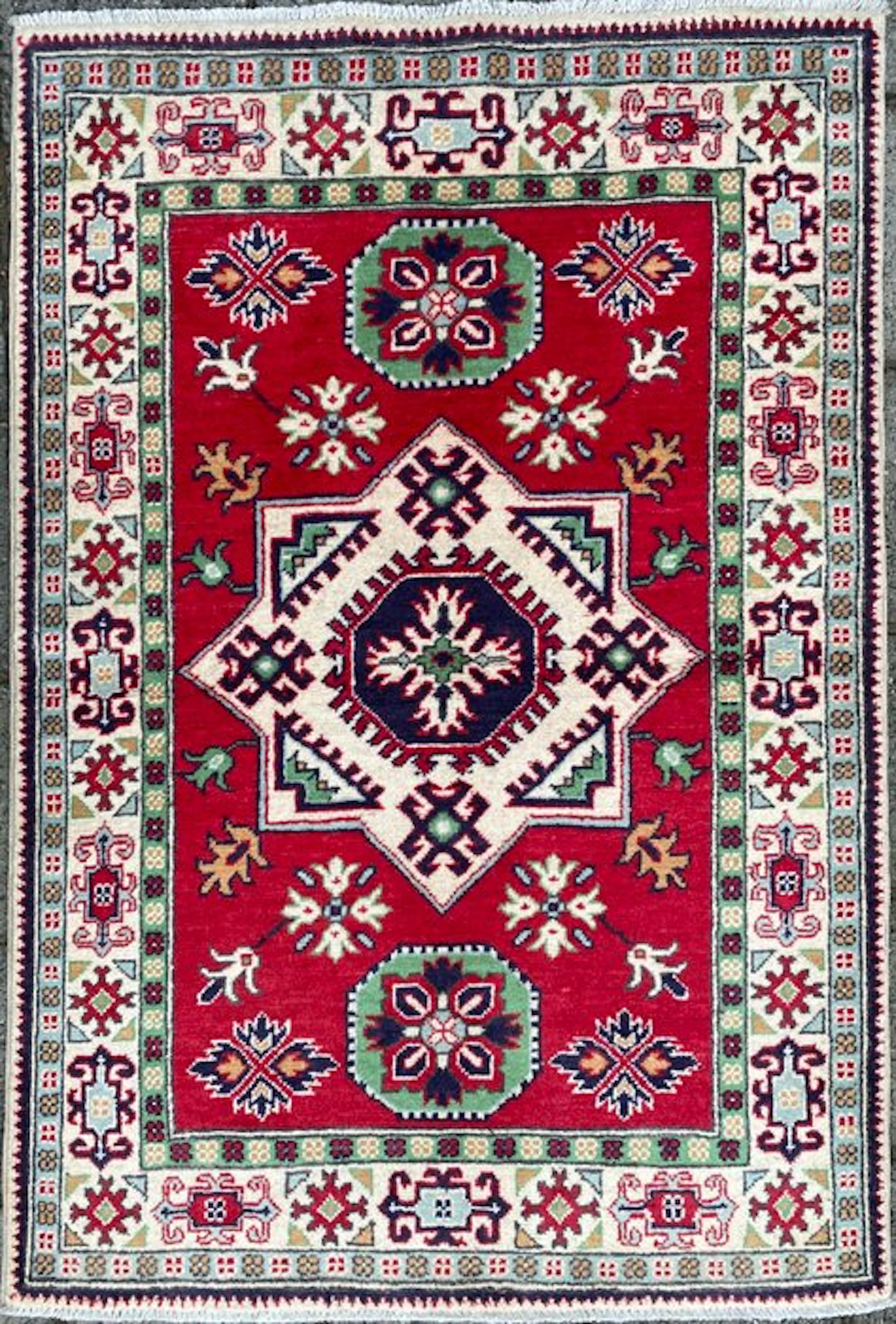 Afghan Kazakh (Unused) - Rug - 147 cm - 99 cm