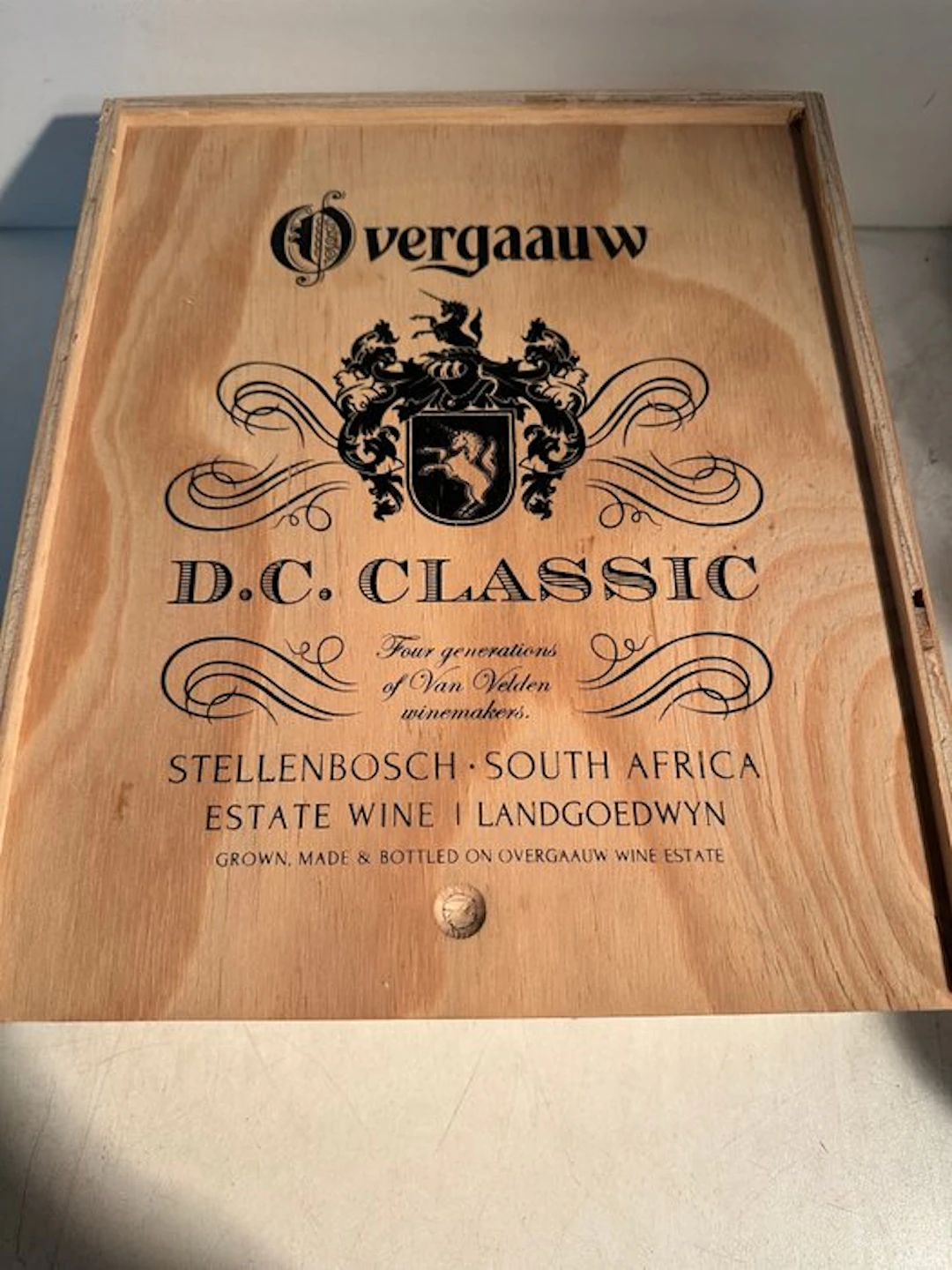 2012 Overgaauw Cape Winemakers Guild 'D.C
