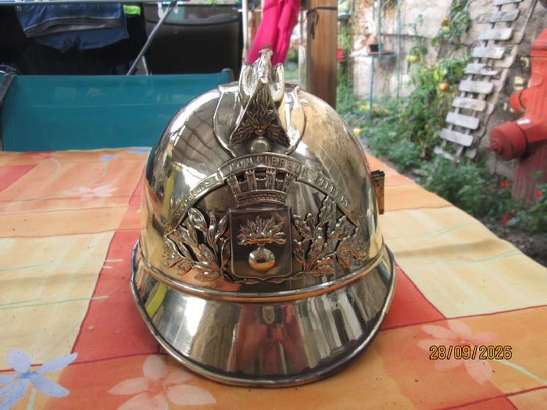 France - firefighter - Military helmet - M1895...