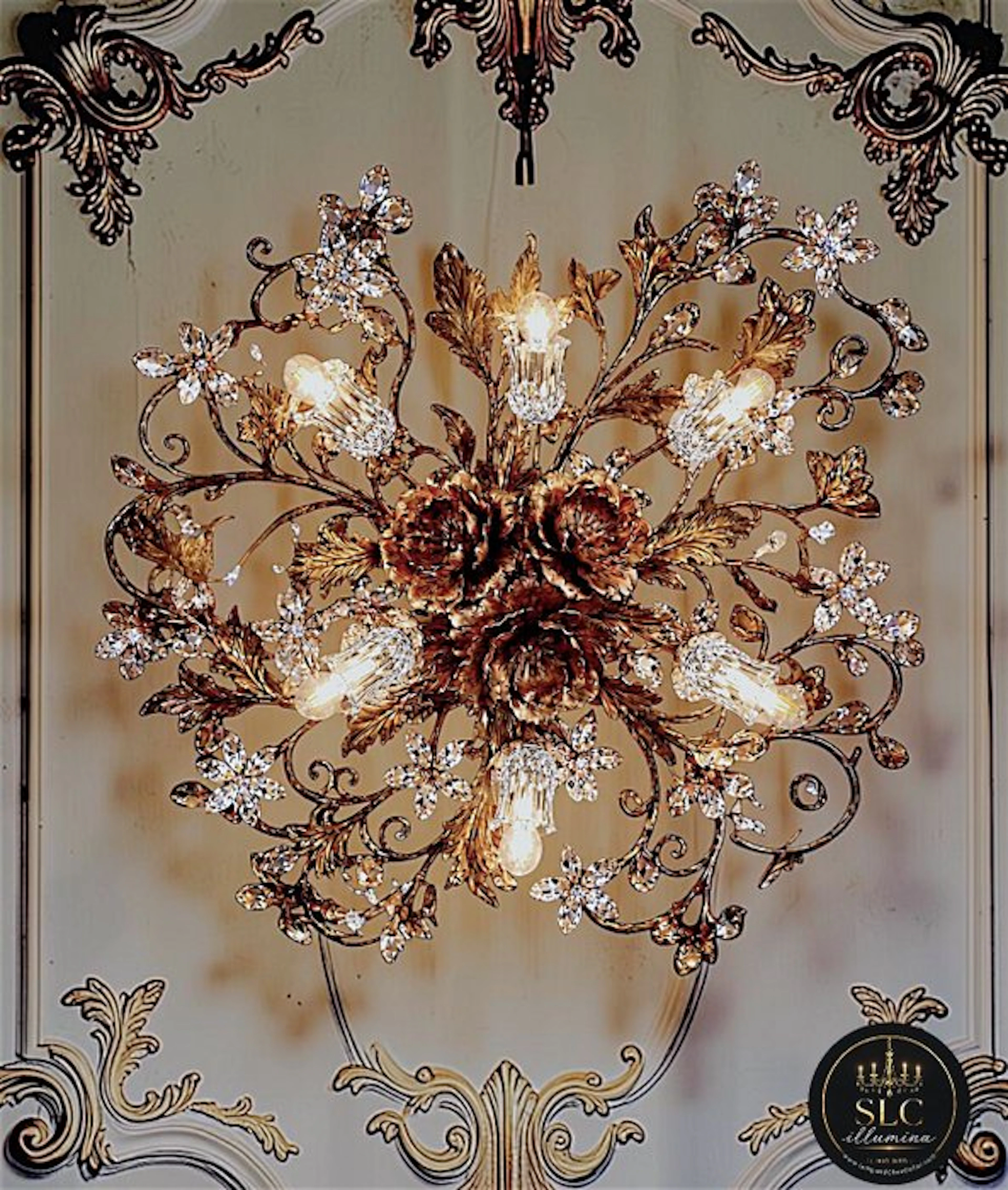 SLC Illumina - MG - Ceiling lamp - Epoca PL6L Crystal...