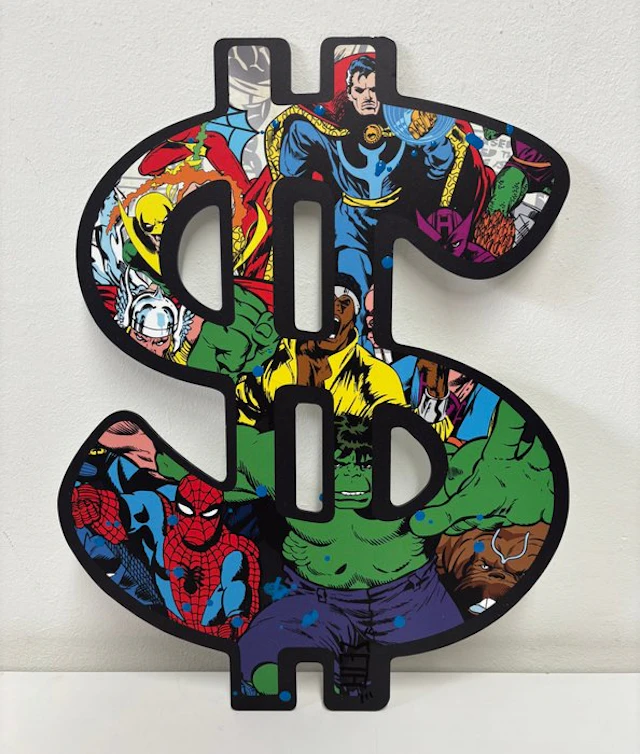 Meta Pop (1990) - Super Heroes Drawn, from: The Comic in shape series (Dollar)
