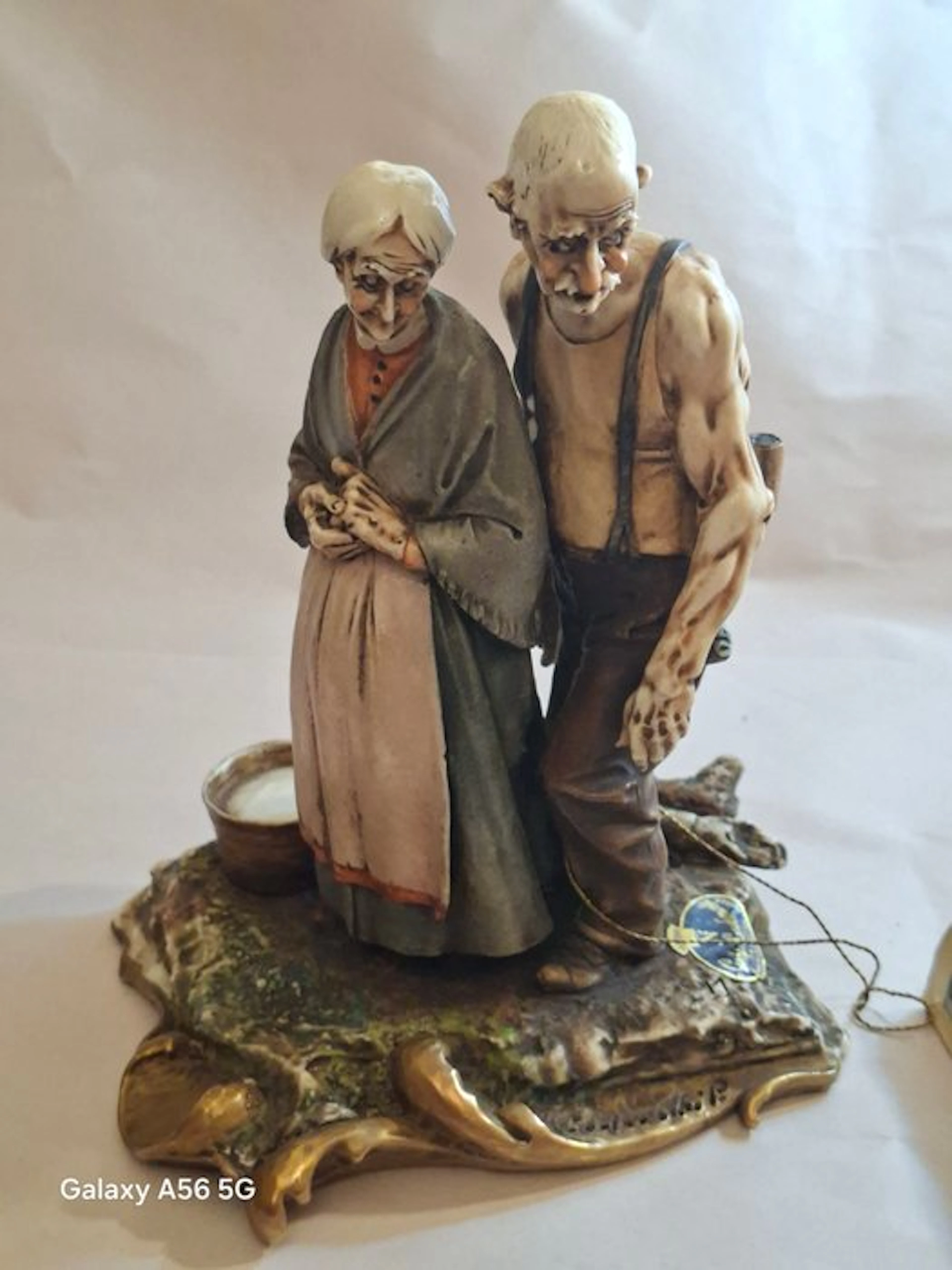 Cedraschi - Pier Gianni Cedraschi - Figure - Coppia di anziani - Porcelain