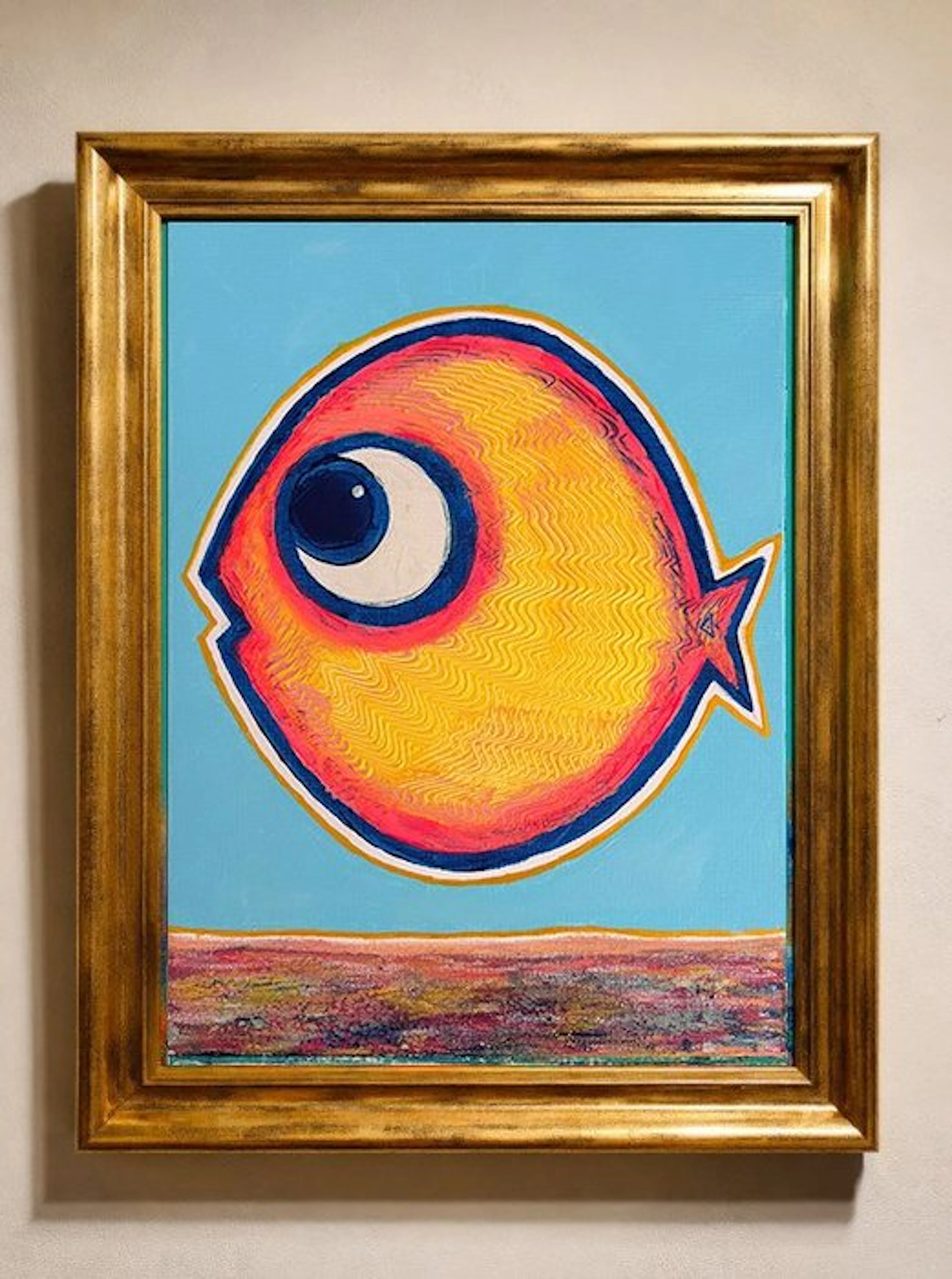 Denis Kuvayev (1971) - Goldfish on golden bottom - No Reserve