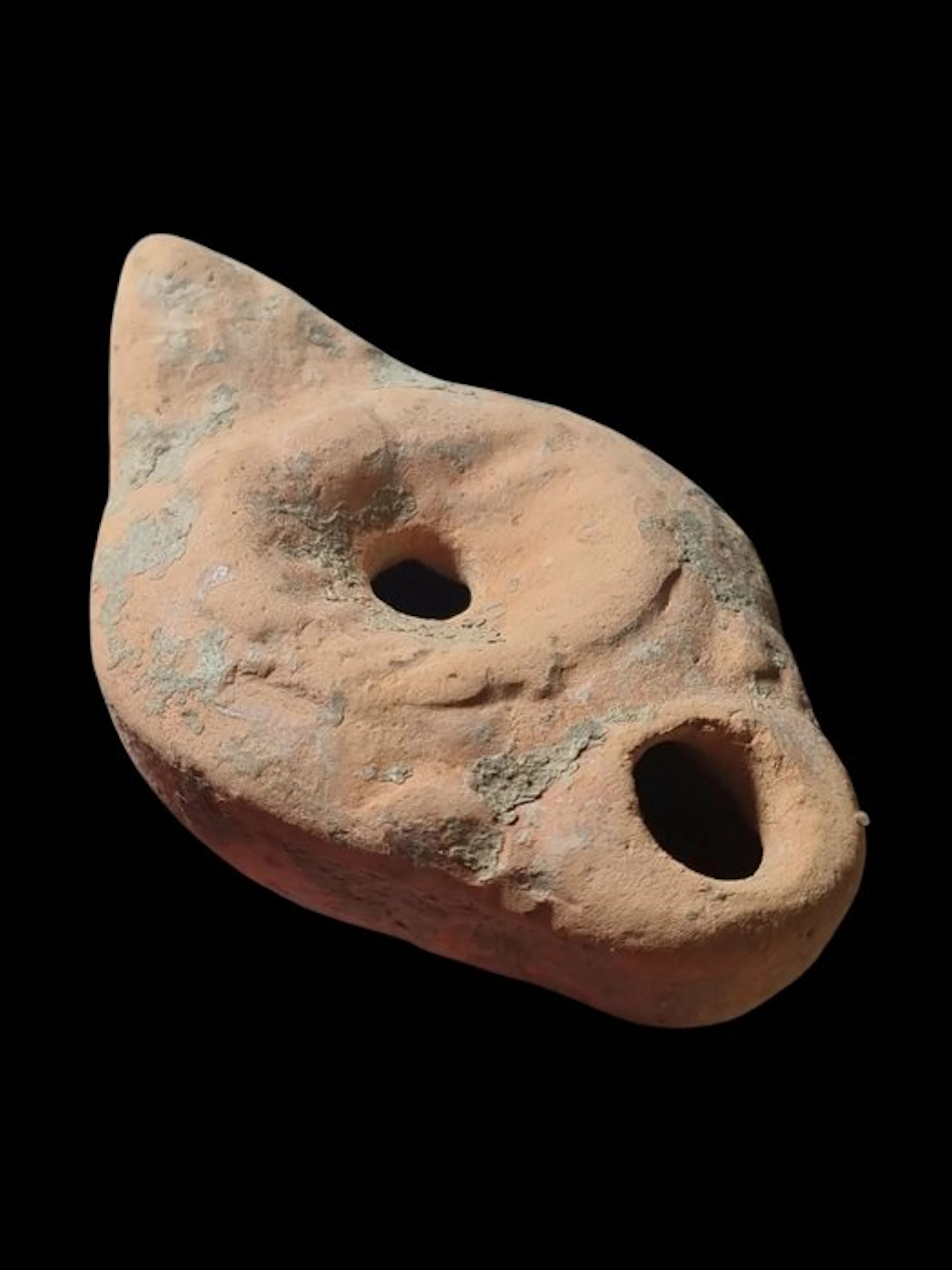 Ancient Roman Terracotta, Early Oil lamp - 79.5 mm