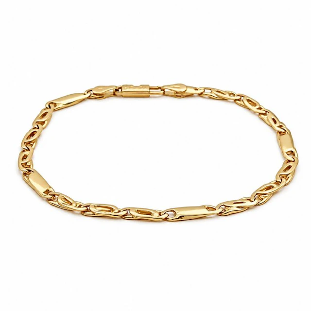 Chini - Bracelet - 18 kt. Yellow gold - Made in Italy - Handmade
