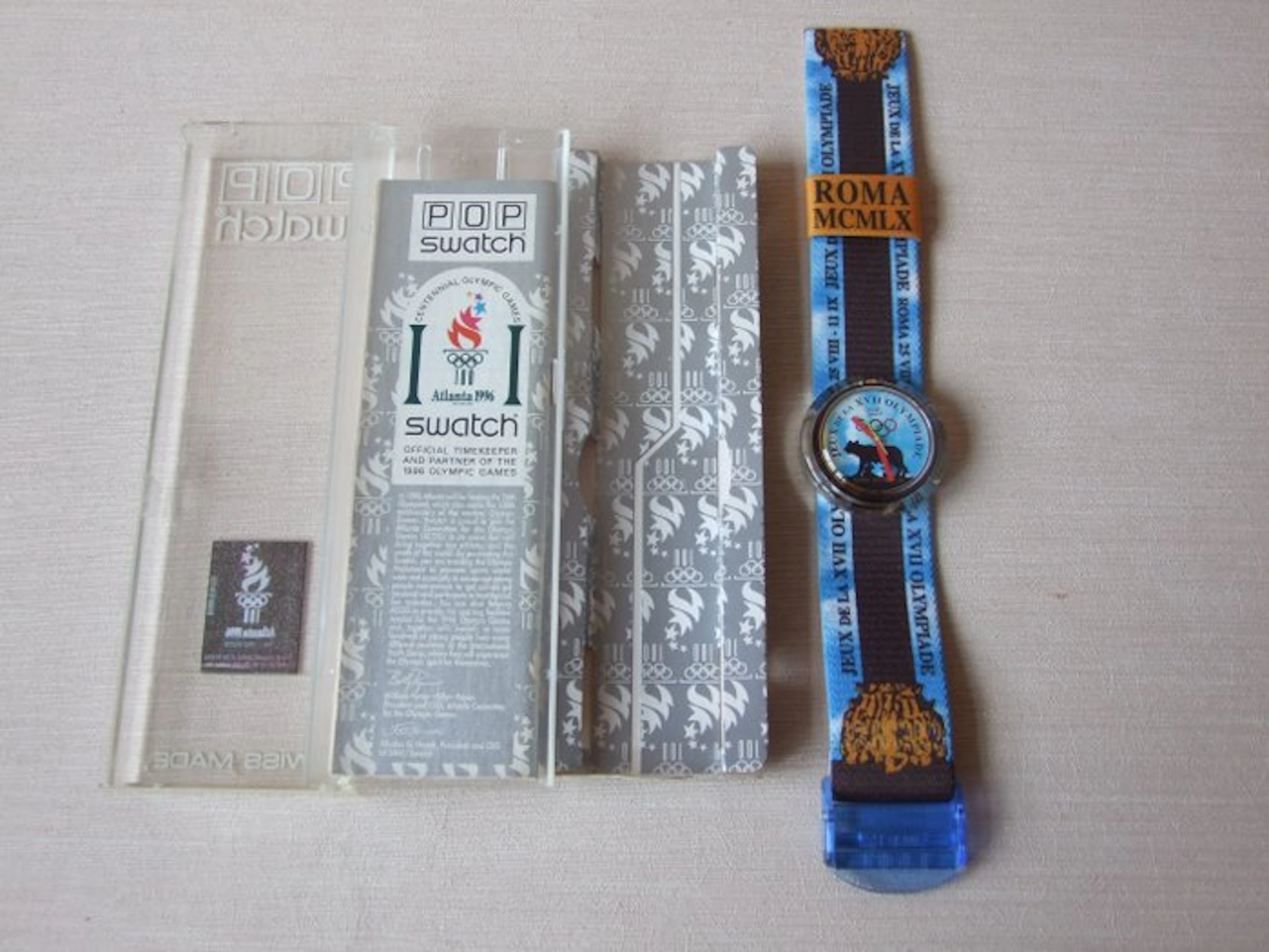 SWATCH Midi POP Olympic Special ROMA 1960 - PMZ 101 - Olympic Games - 1996