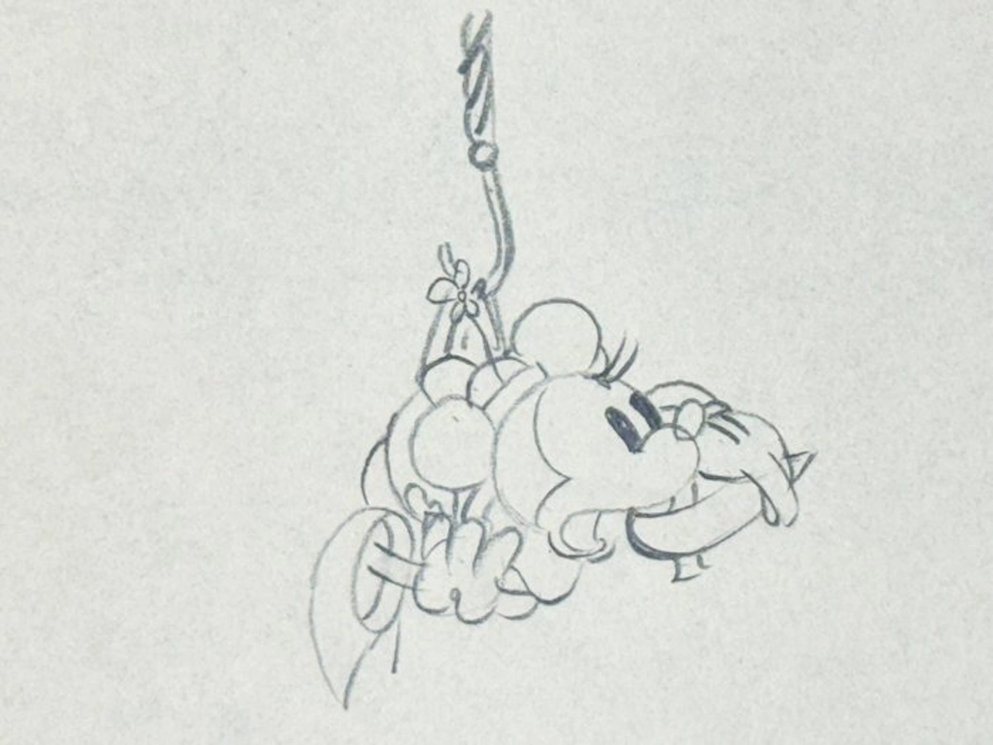 Walt Disney - Minnie Mouse Animation Drawing - Building a Building (1933)