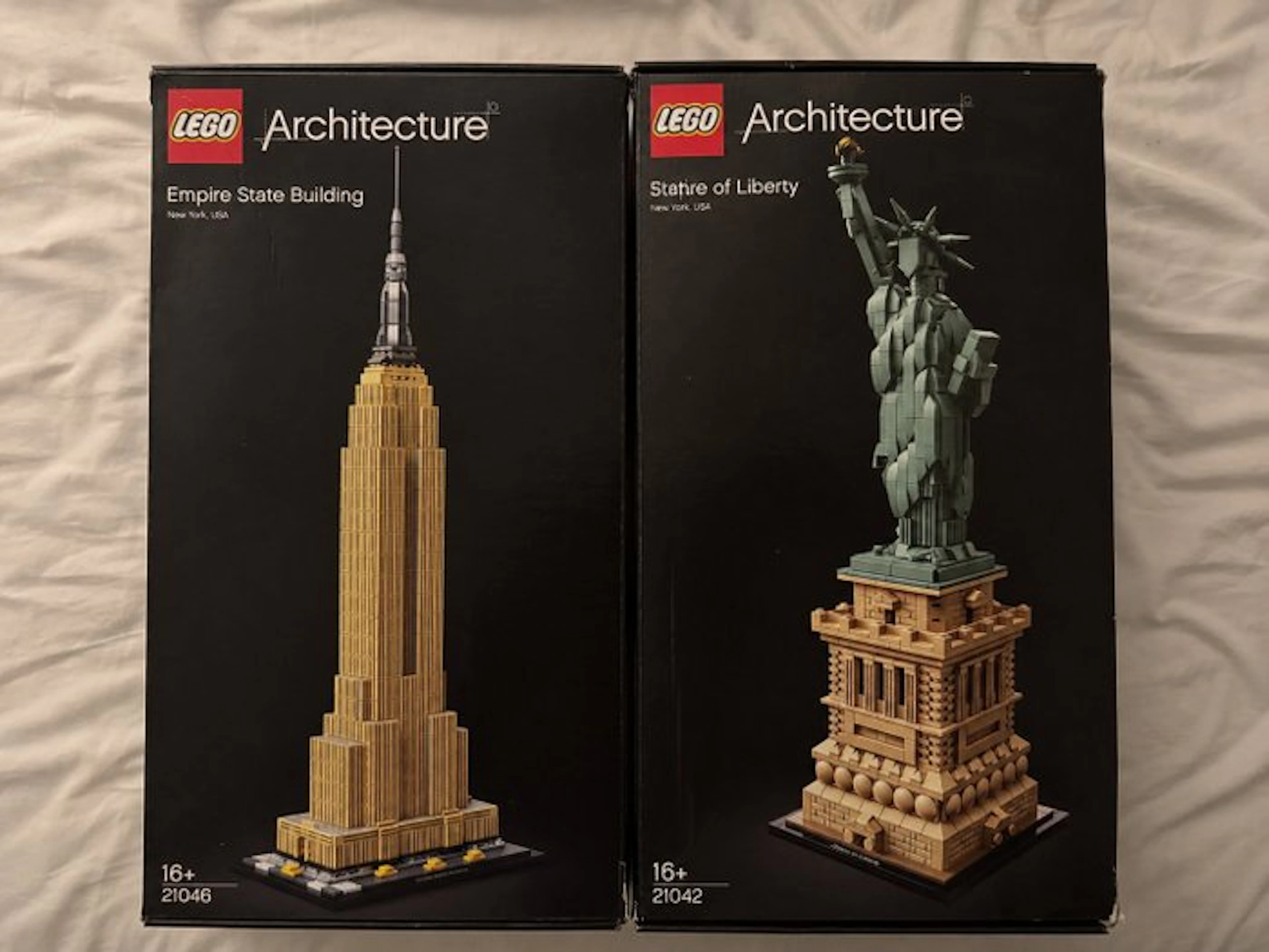 LEGO Set - Architecture - Empire State Building; Statue of Liberty