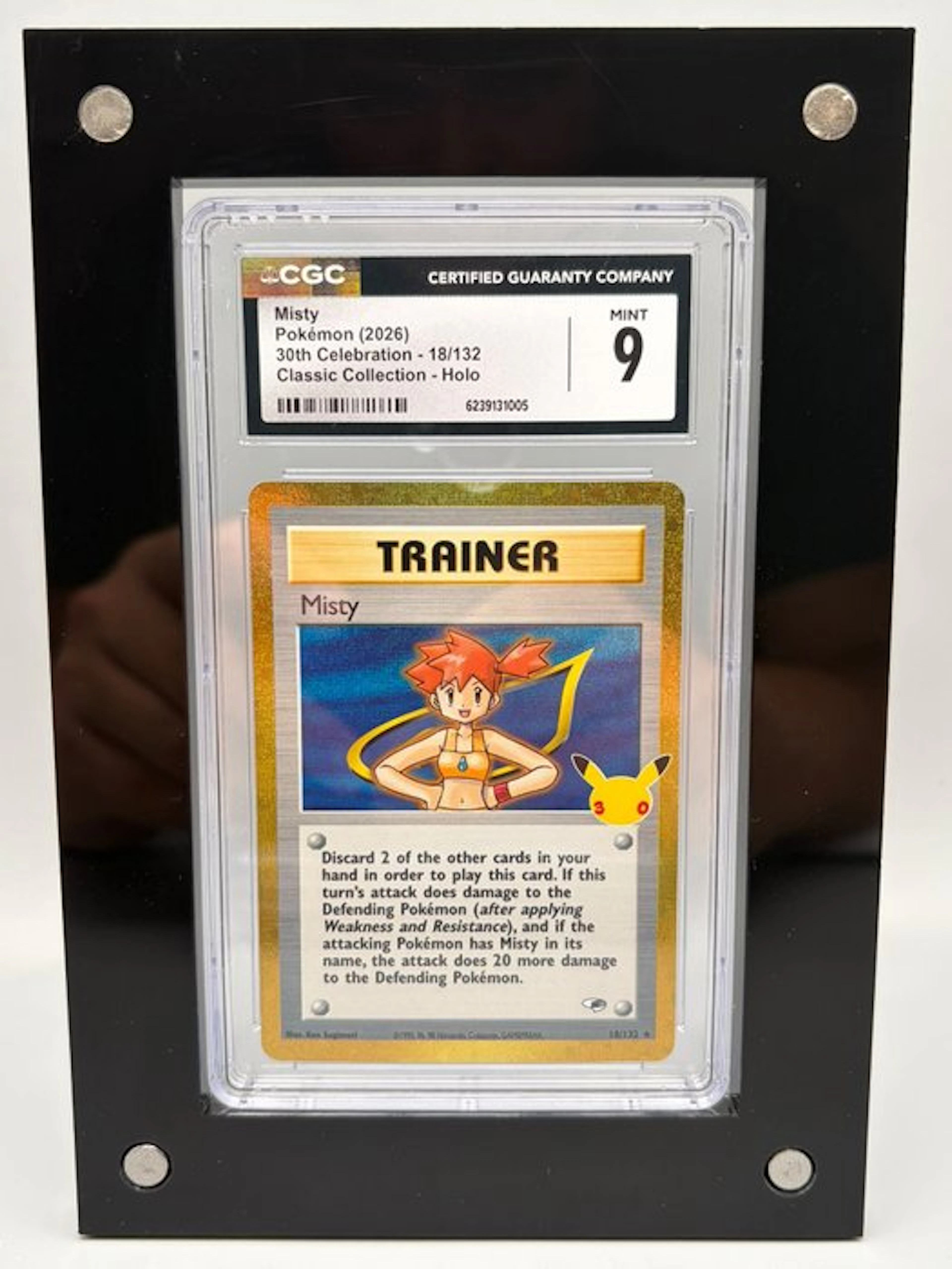 Pokémon - 1 Graded card - Misty - 30th Celebration...