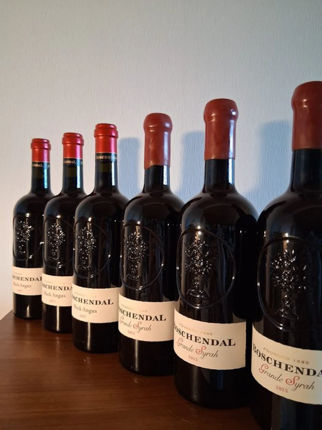 2015 x 3 Boschendal "Grande Syrah" & 2017 x 3 "Black...