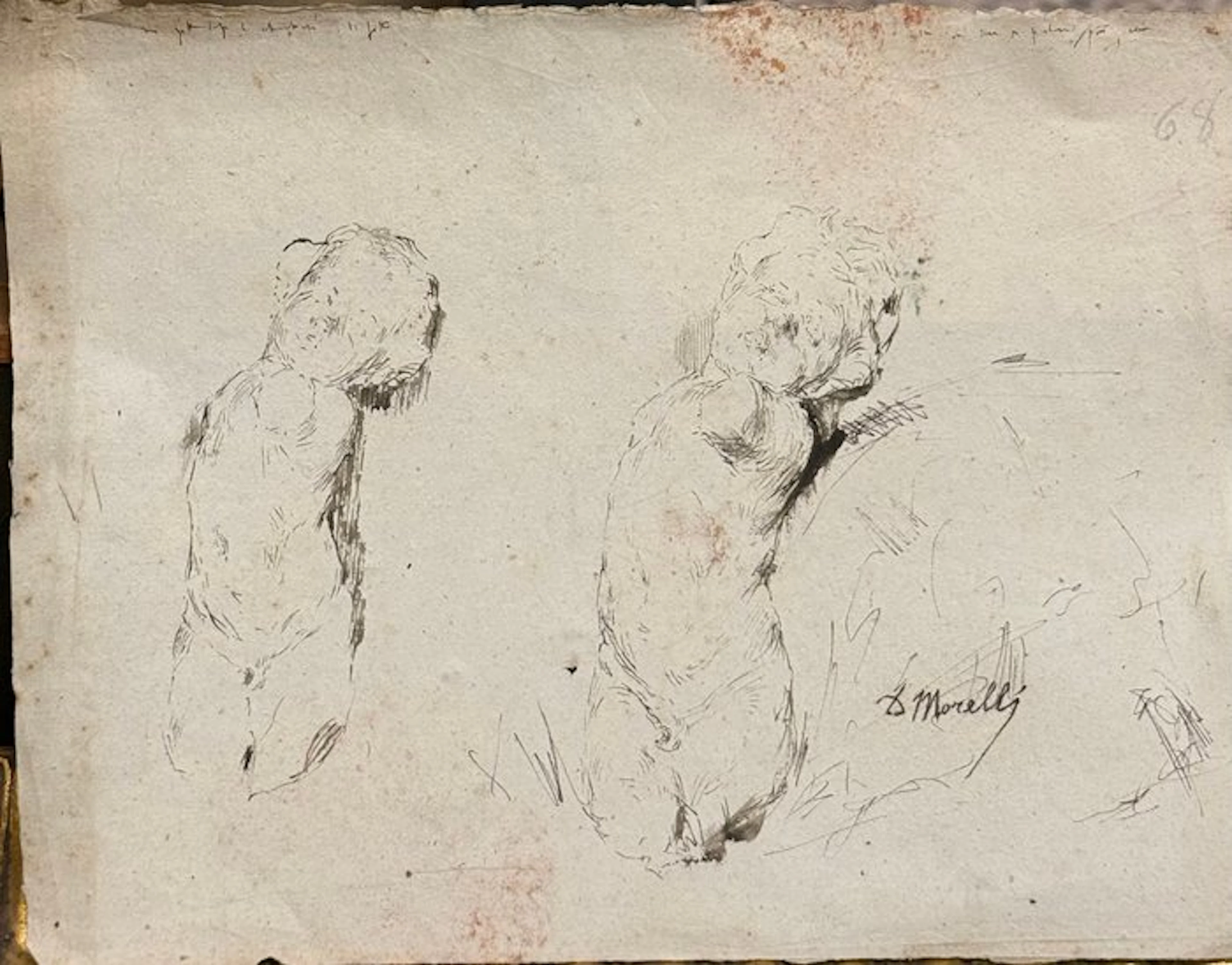 Domenico Morelli (1823-1901) - Studio di Putti