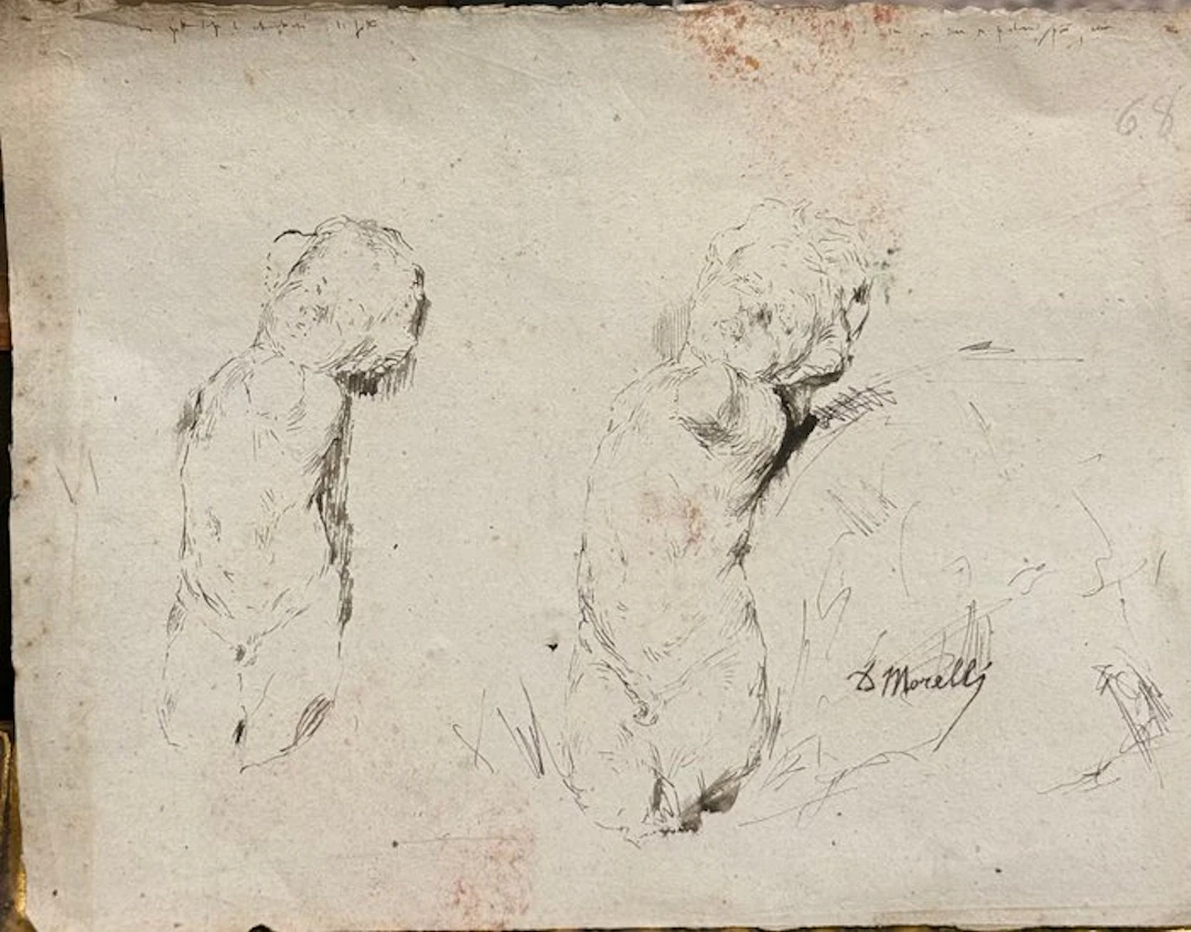 Domenico Morelli (1823-1901) - Studio di Putti
