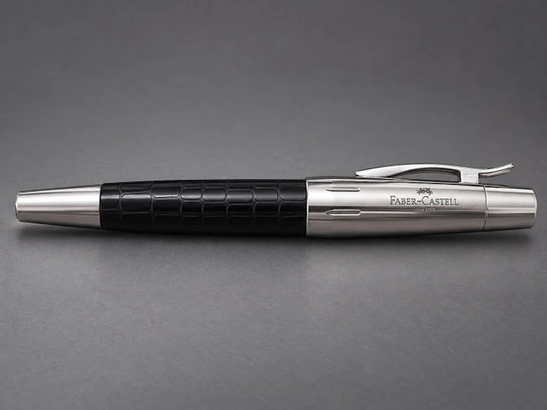 Faber Castell - E-motion Croco Black - No reserve price - Pen